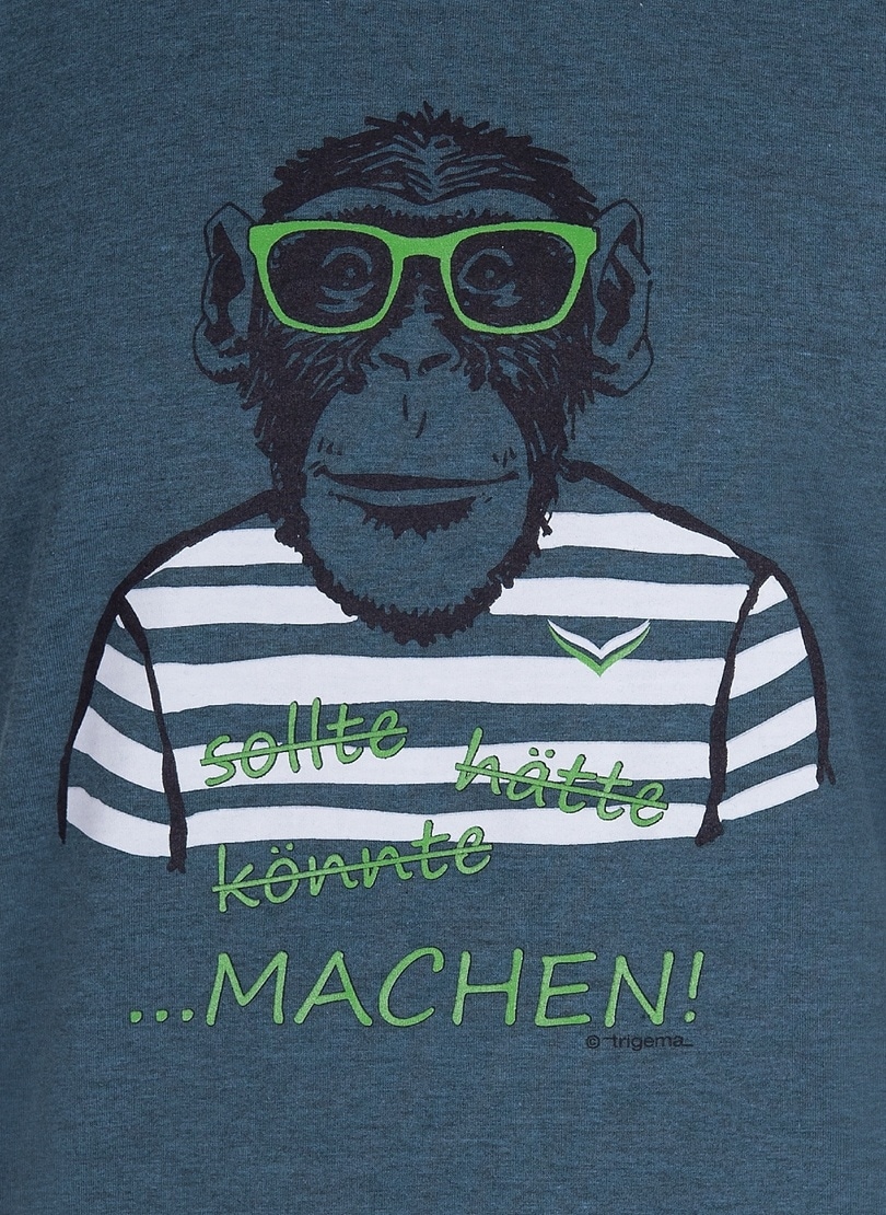 Trigema T-Shirt bei OTTO kaufen T-Shirt Affen-Aufdruck« großem mit »TRIGEMA online