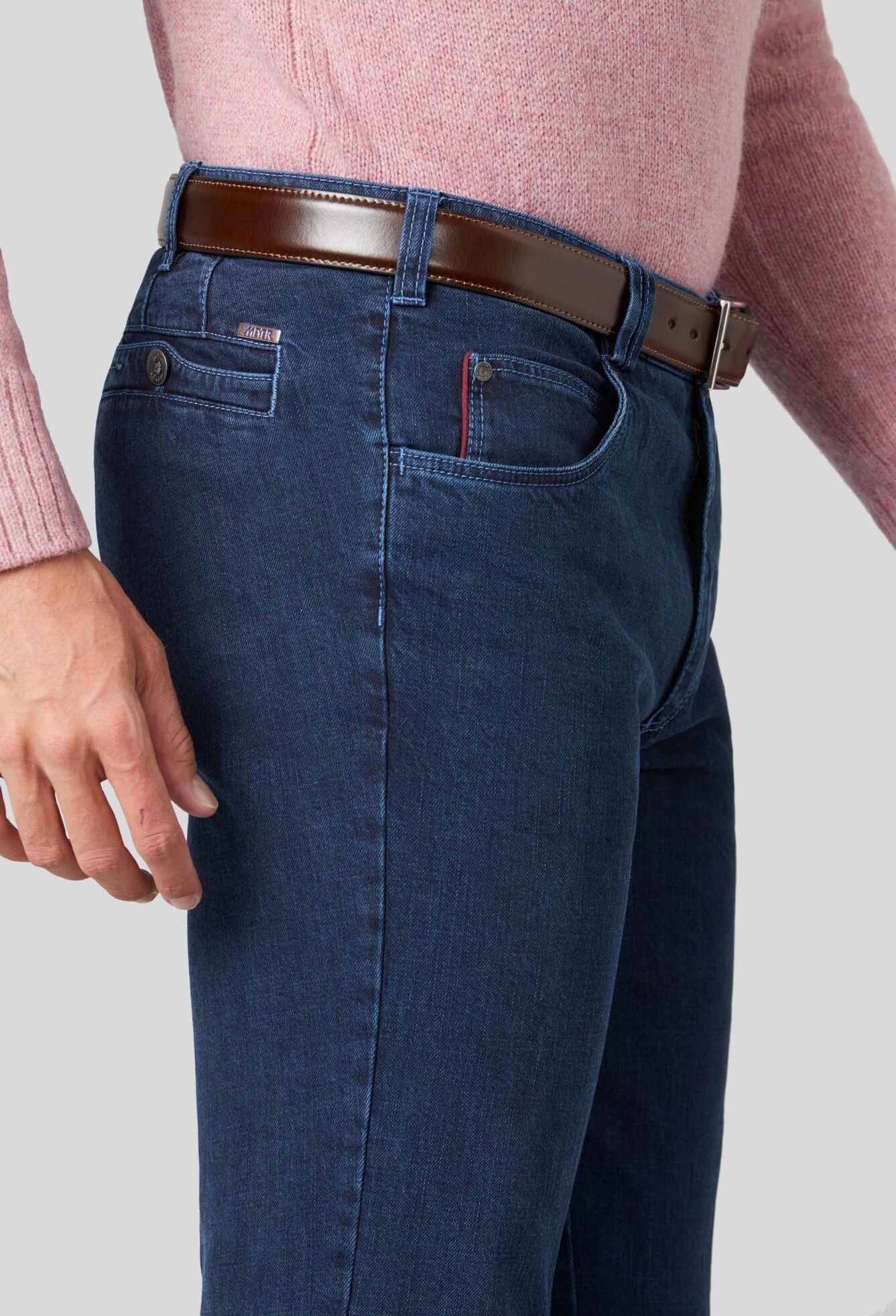MEYER 5-Pocket-Jeans »Diego« mit Stretch-Dehnbund