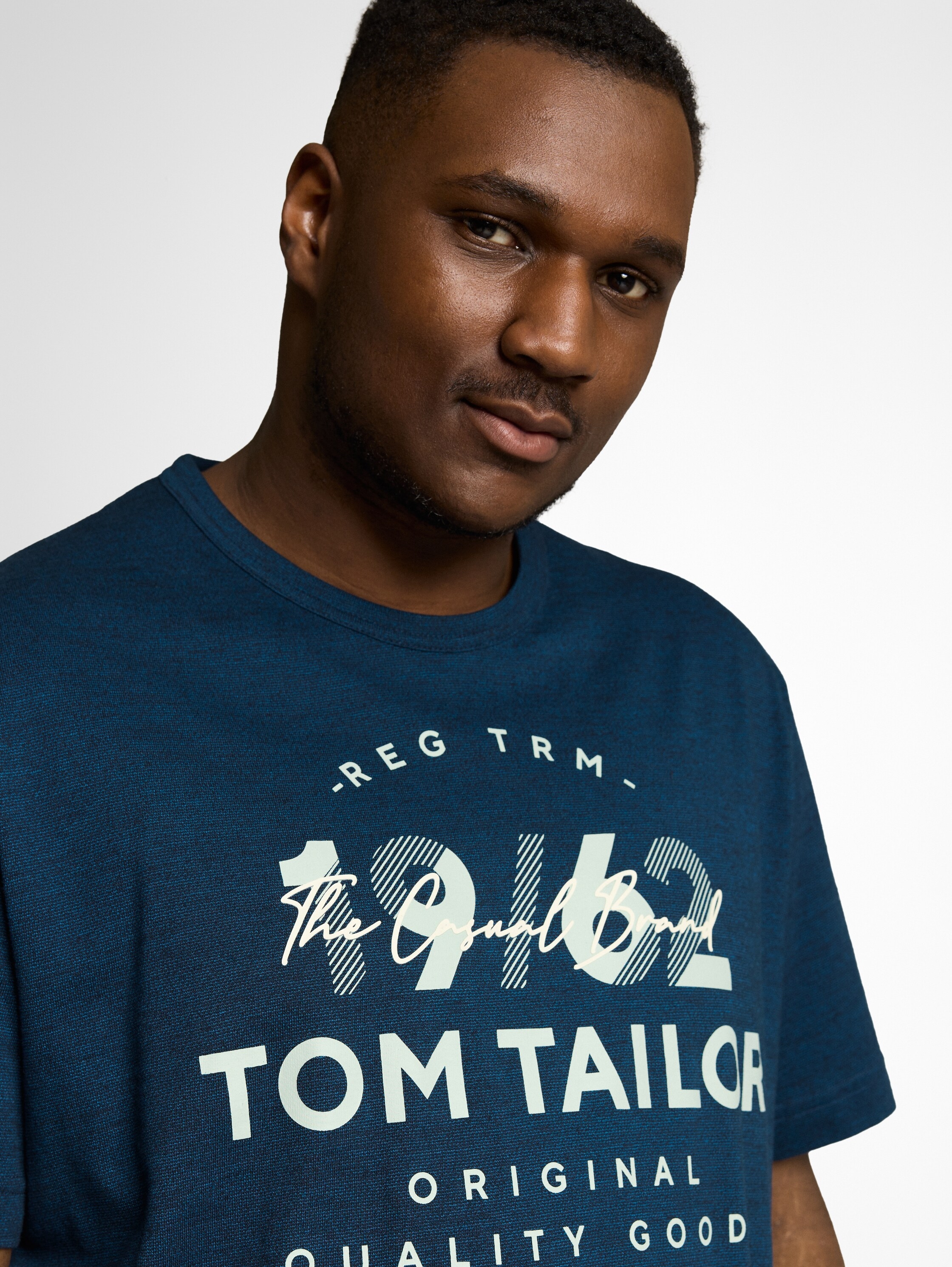 TOM TAILOR PLUS T-Shirt mit Logo Print