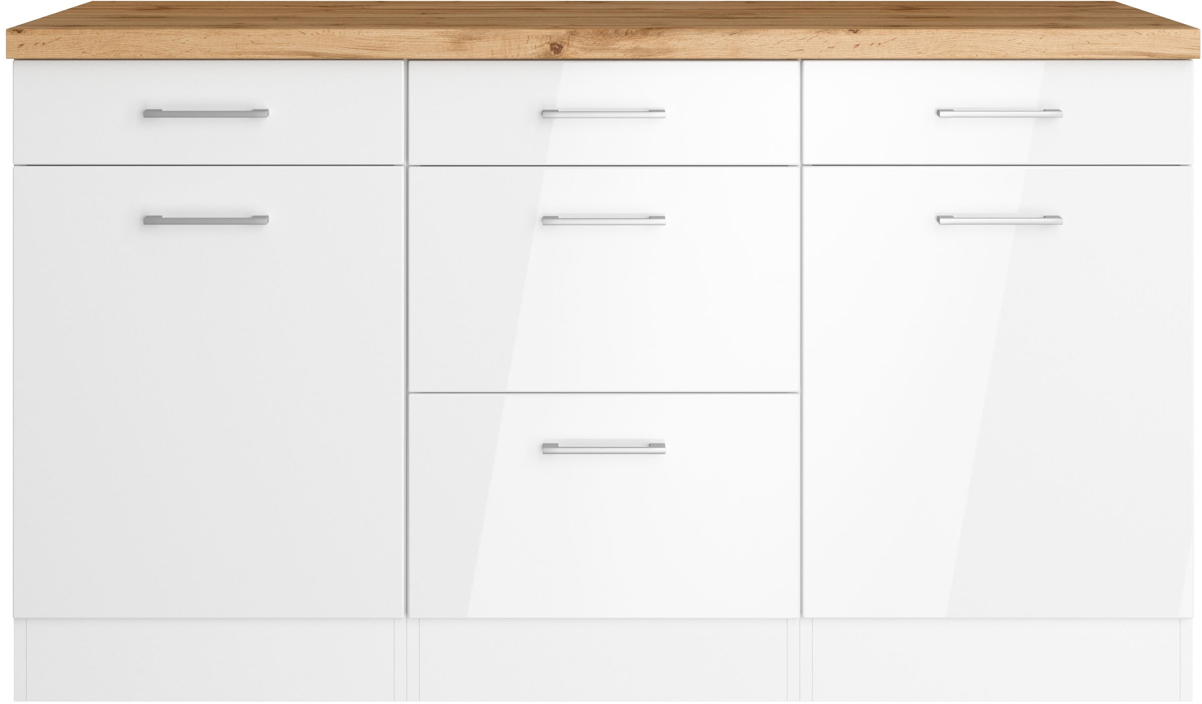 KOCHSTATION Unterschrank »KS-Milan« Unterschrank 150 cm, matte oder hochglänzende Fronten