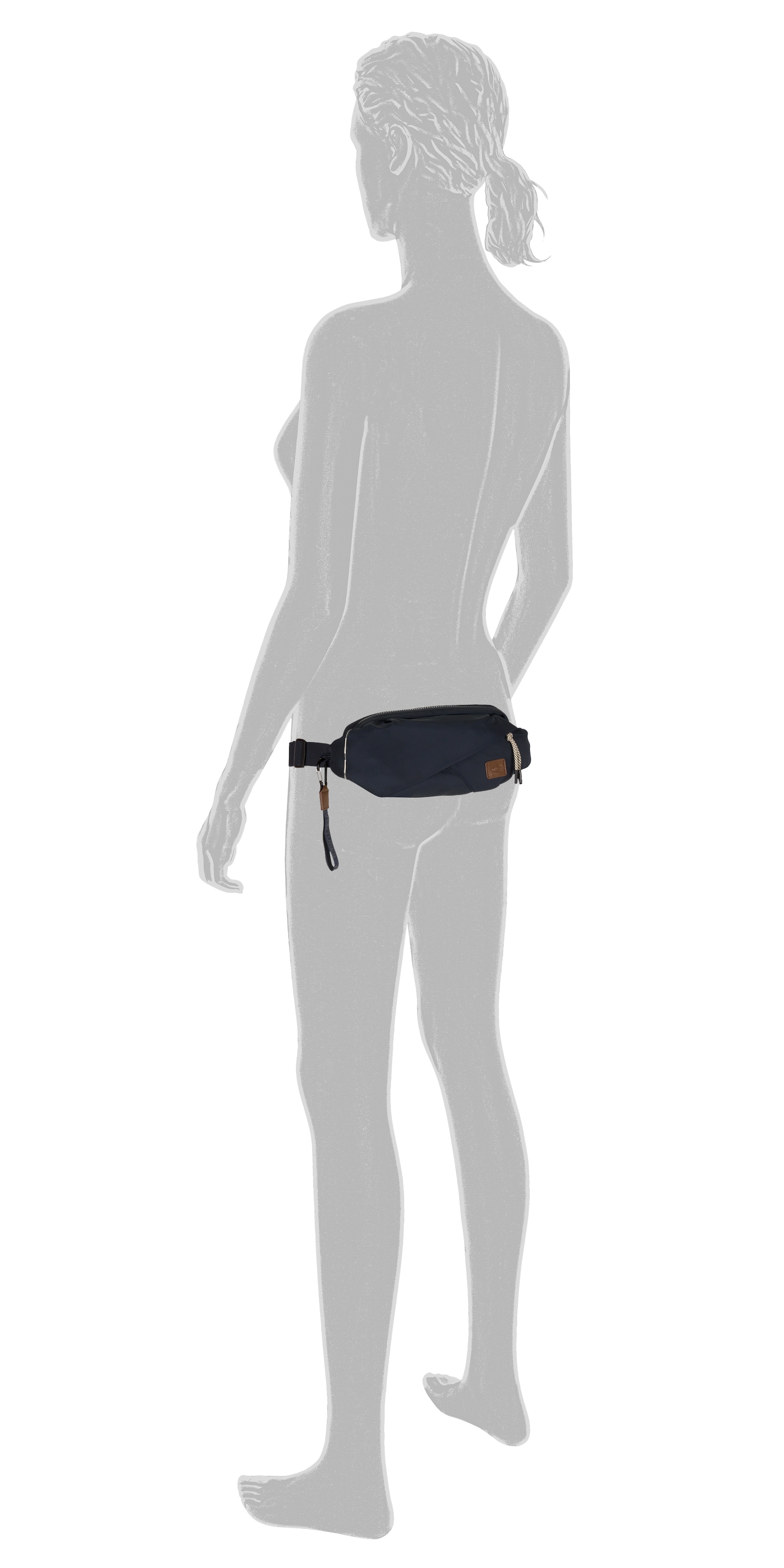 camel active Bauchtasche »Aurum« aus recyceltem Polyester in Nylonstruktur, leicht & mit feinen Details