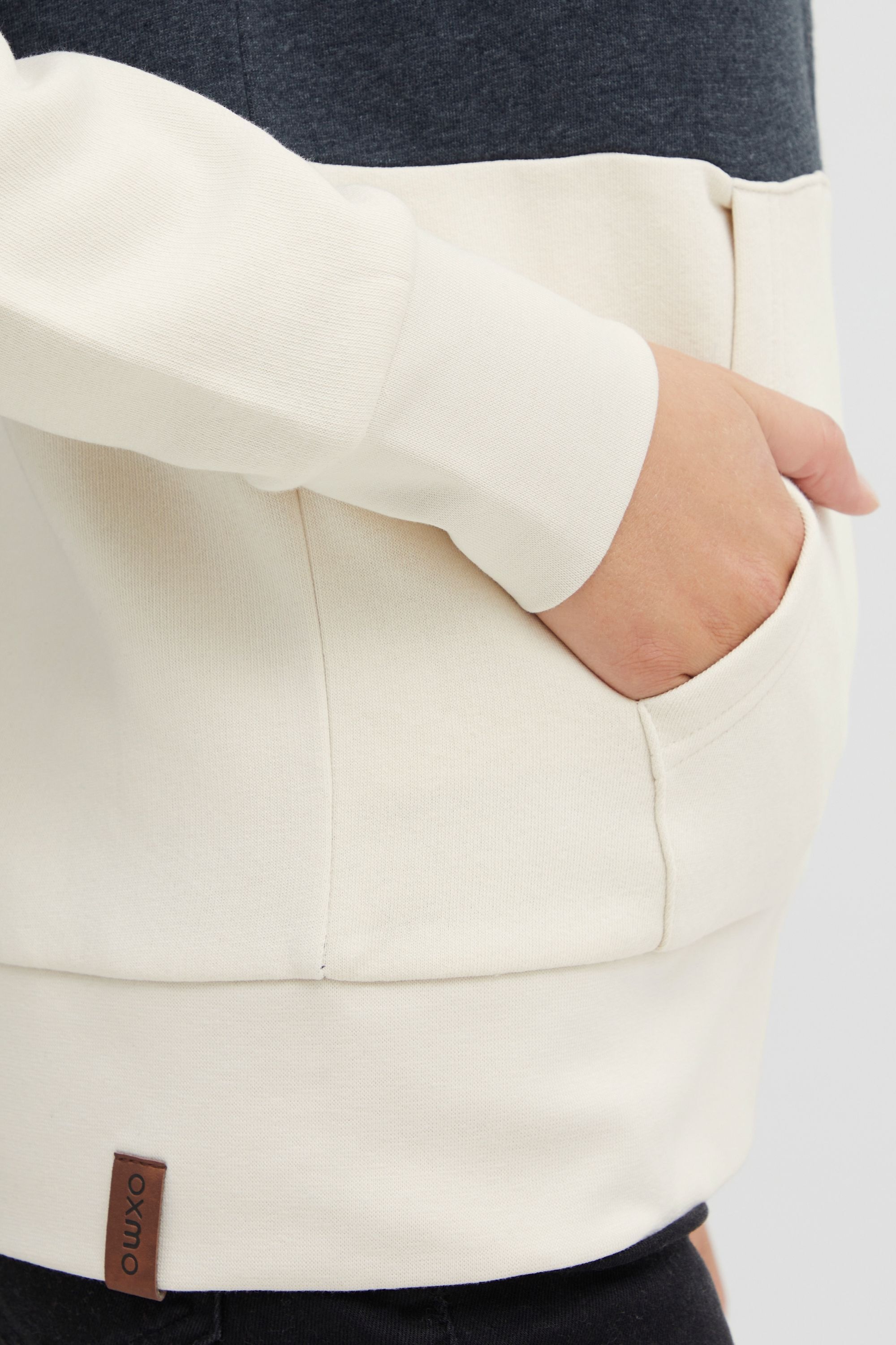 OXMO Funktions-Kapuzensweatjacke »Strickjacke OXKate«