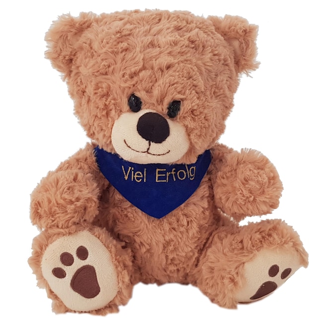Heunec® Kuscheltier »Bär, sitzend mit blauem Halstuch«, mit individuell  bestickbarem Halstuch online | OTTO