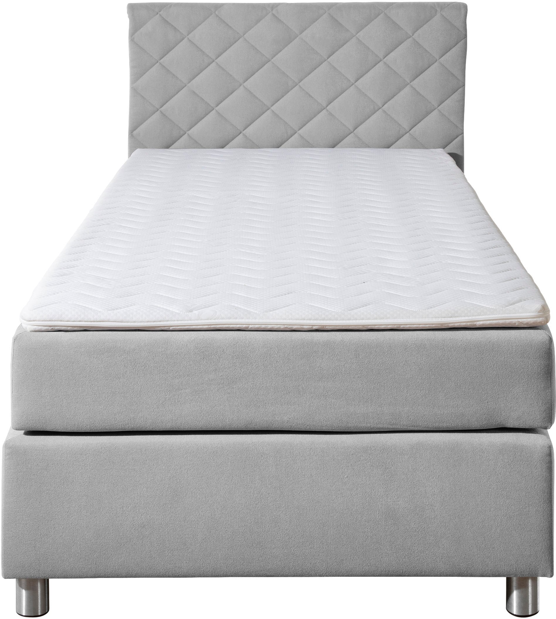 Leonique Boxspringbett »Bernard, in verschiedenen Breiten« inkl. Topper, Matratze in H2, H3 oder H4 erhältlich