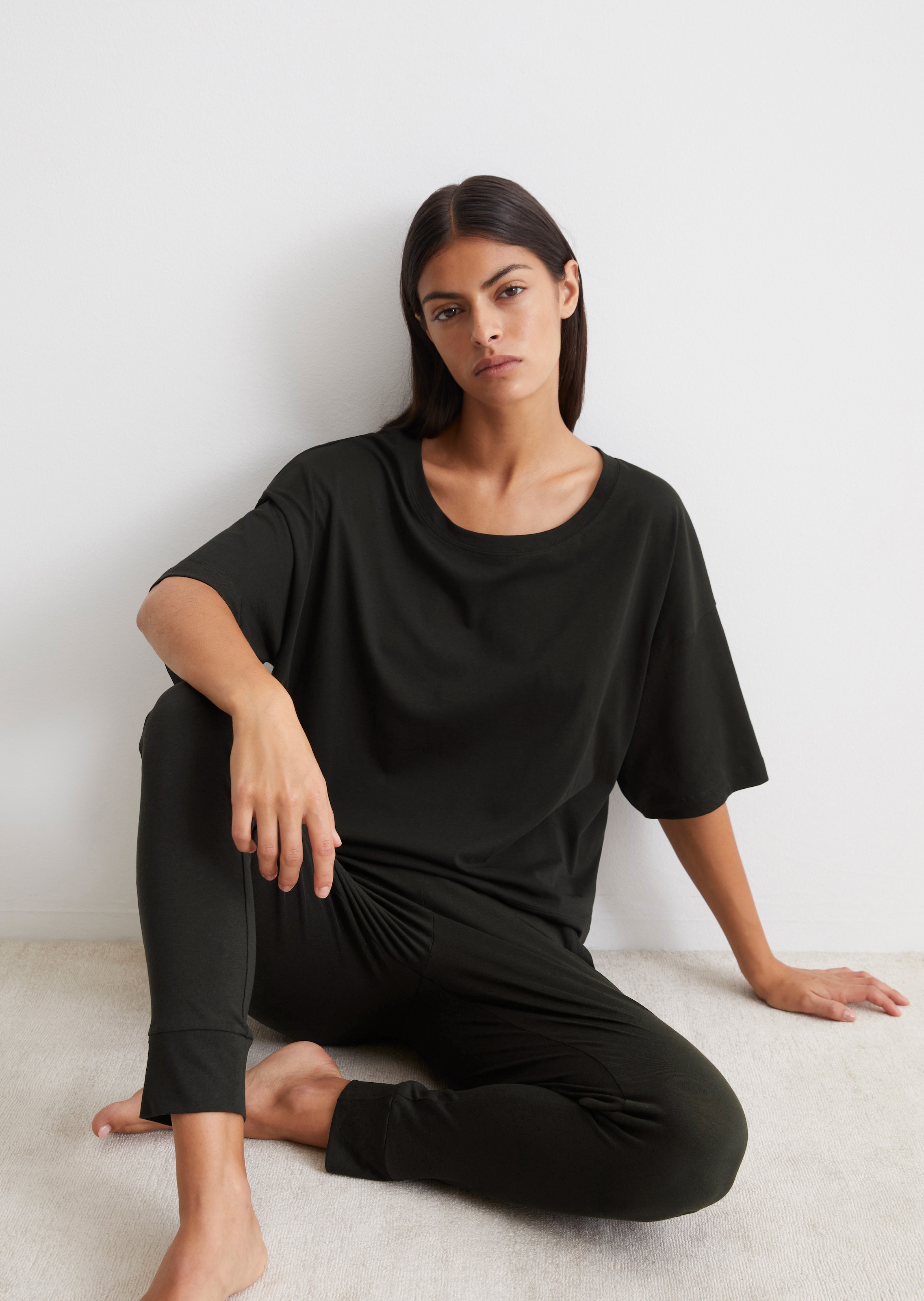 Marc O'Polo T-Shirt »MIX & MATCH«, Rundhals-Ausschnitt, Kurzarm, Pure Cotton, Single Jersey Quallität