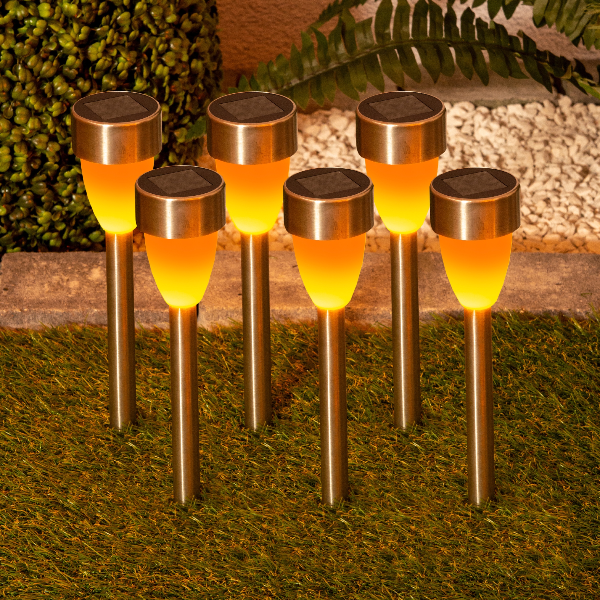 näve LED Solarleuchte »Cyral«, 1 flammig, Solar