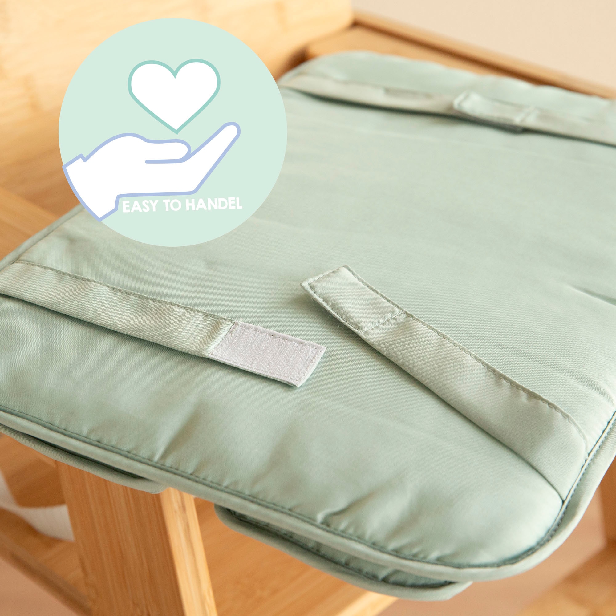 roba® Sitzverkleinerer »Style Frosty green« Set, 2 Stk. tlg. passend zu den Hochstühlen 'Nature Up'