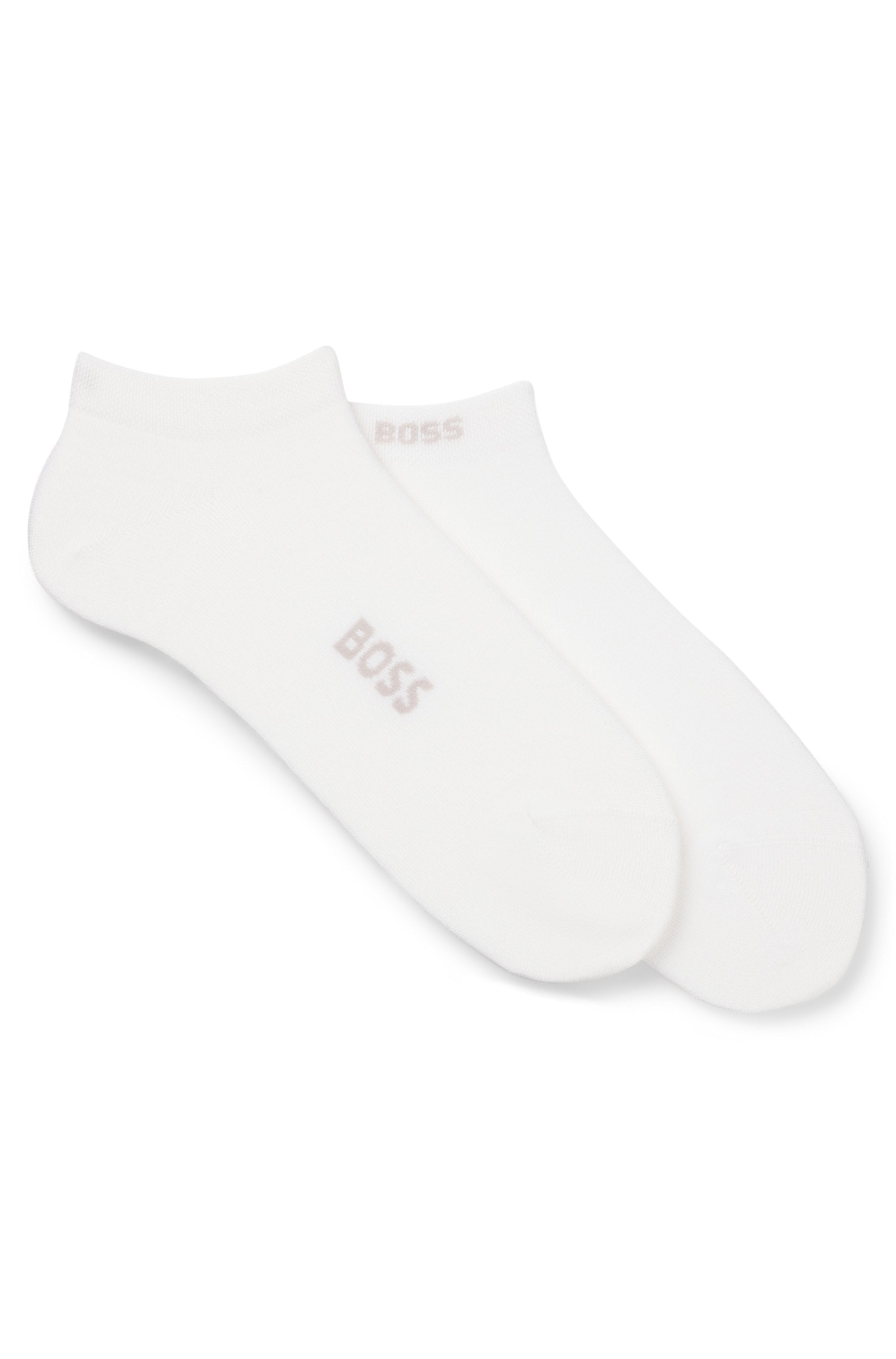 BOSS Socken »2P AS Logo Bamboo« Packung, 2 Paar tlg. mit doppelten Logoschriftzug