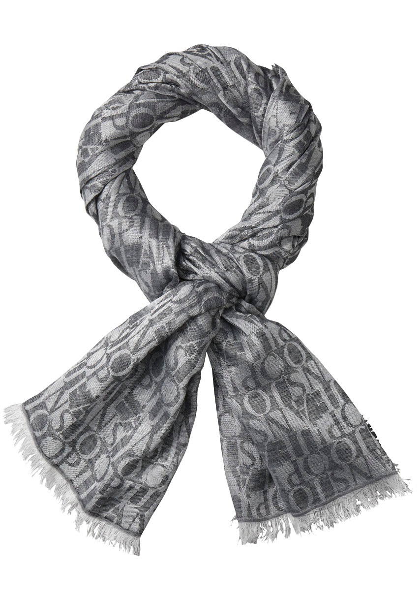 Joop Jeans Schal, Logoschriftzug allover