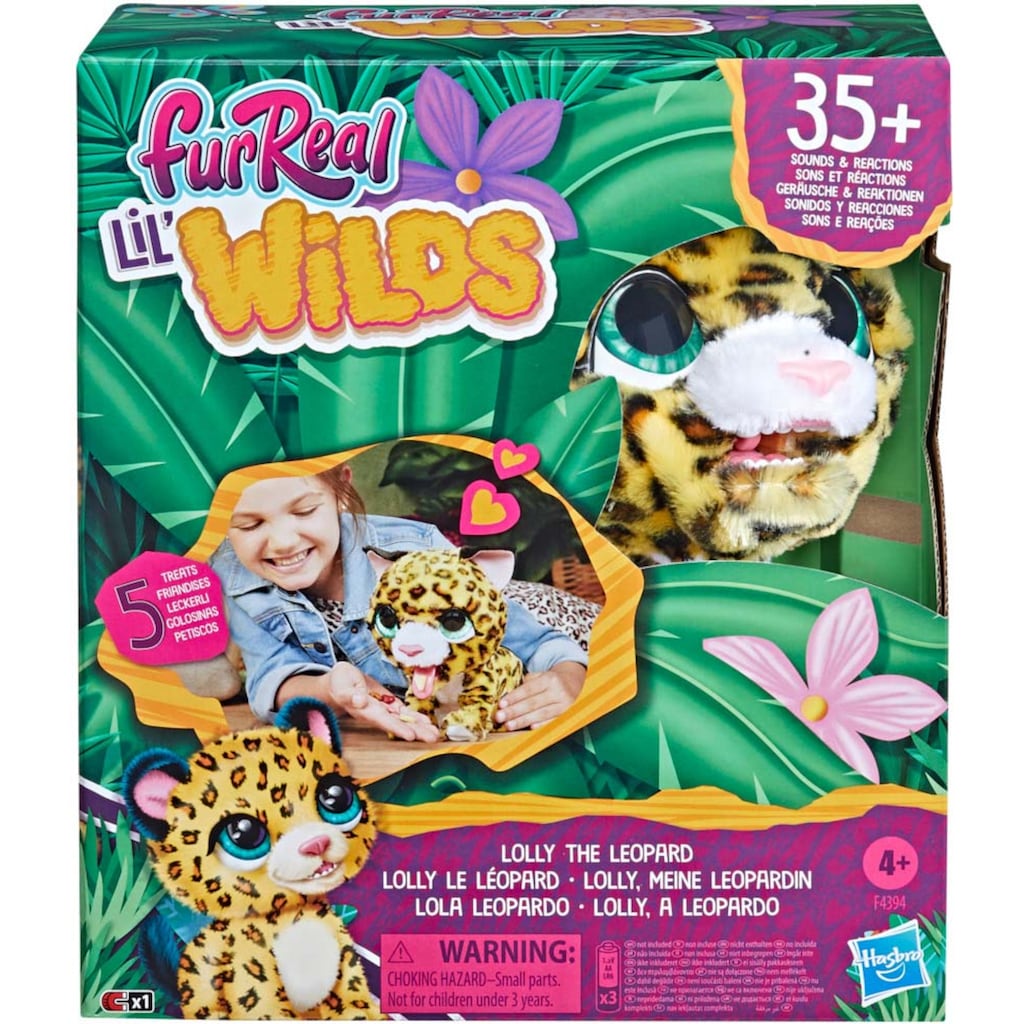 Hasbro Kuscheltier »furReal Lolly, meine Leopardin«