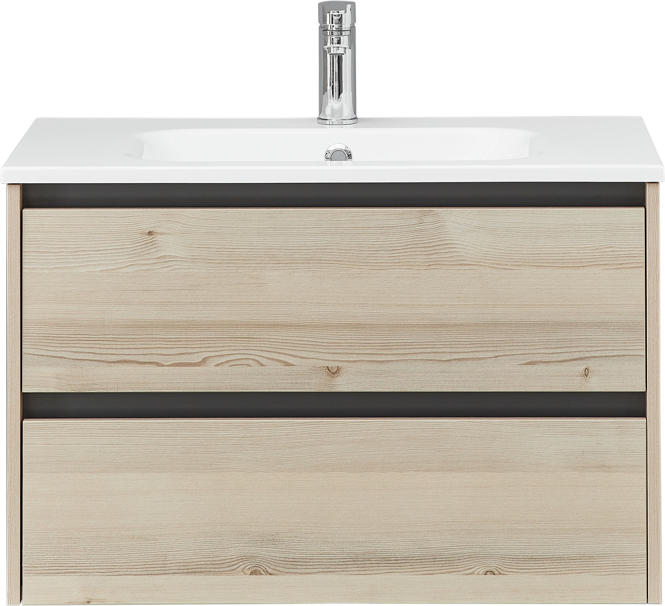 Saphir Badmöbel-Set »Mineralmarmor-Waschisch und Waschtischunterschrank« 2 Stk. tlg.