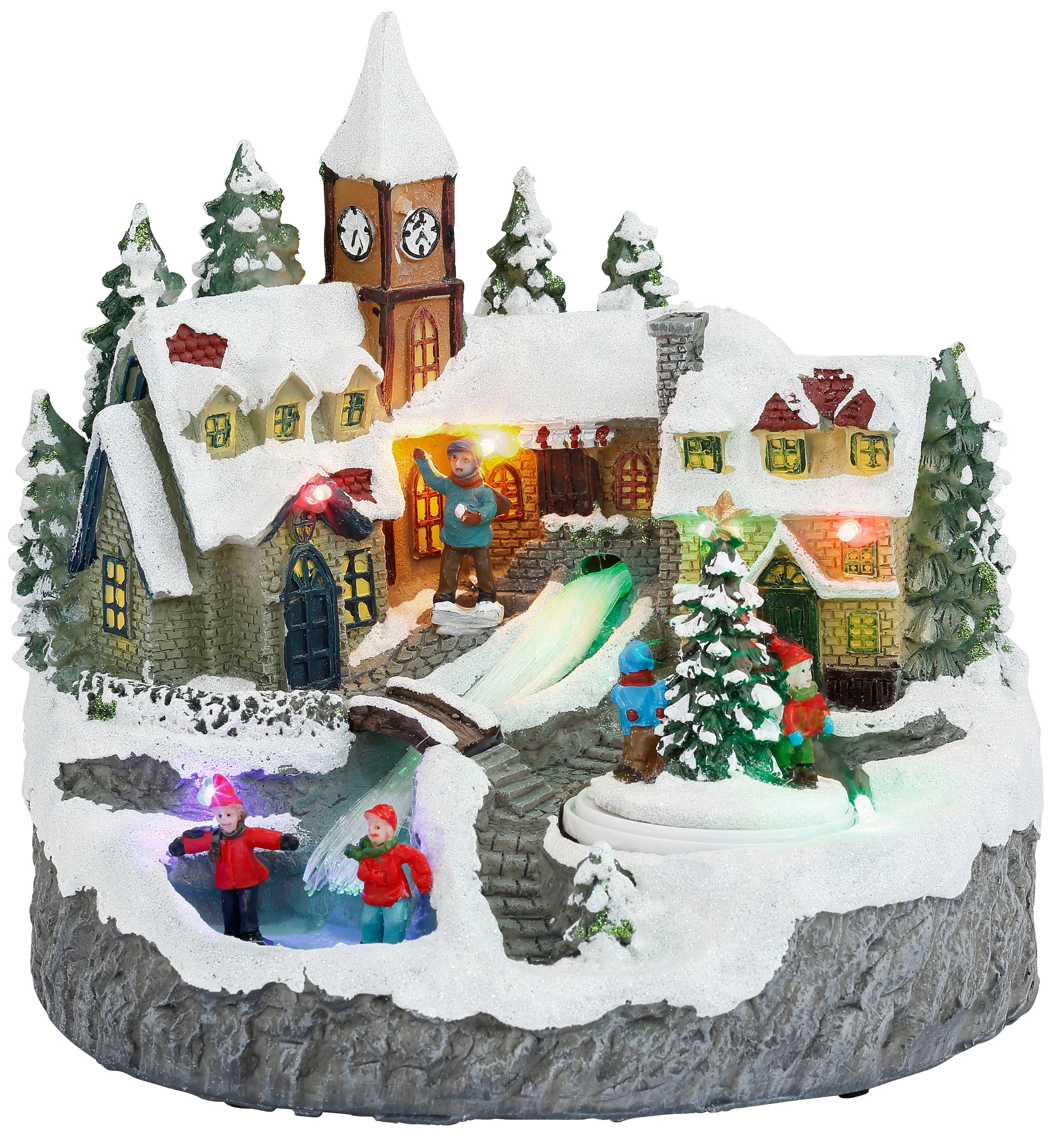 bestellen Szenerie (1 Schneemann LED Animation Shop Weihnachtsfigur, mit Online im Flugzeug, OTTO im KONSTSMIDE St.),