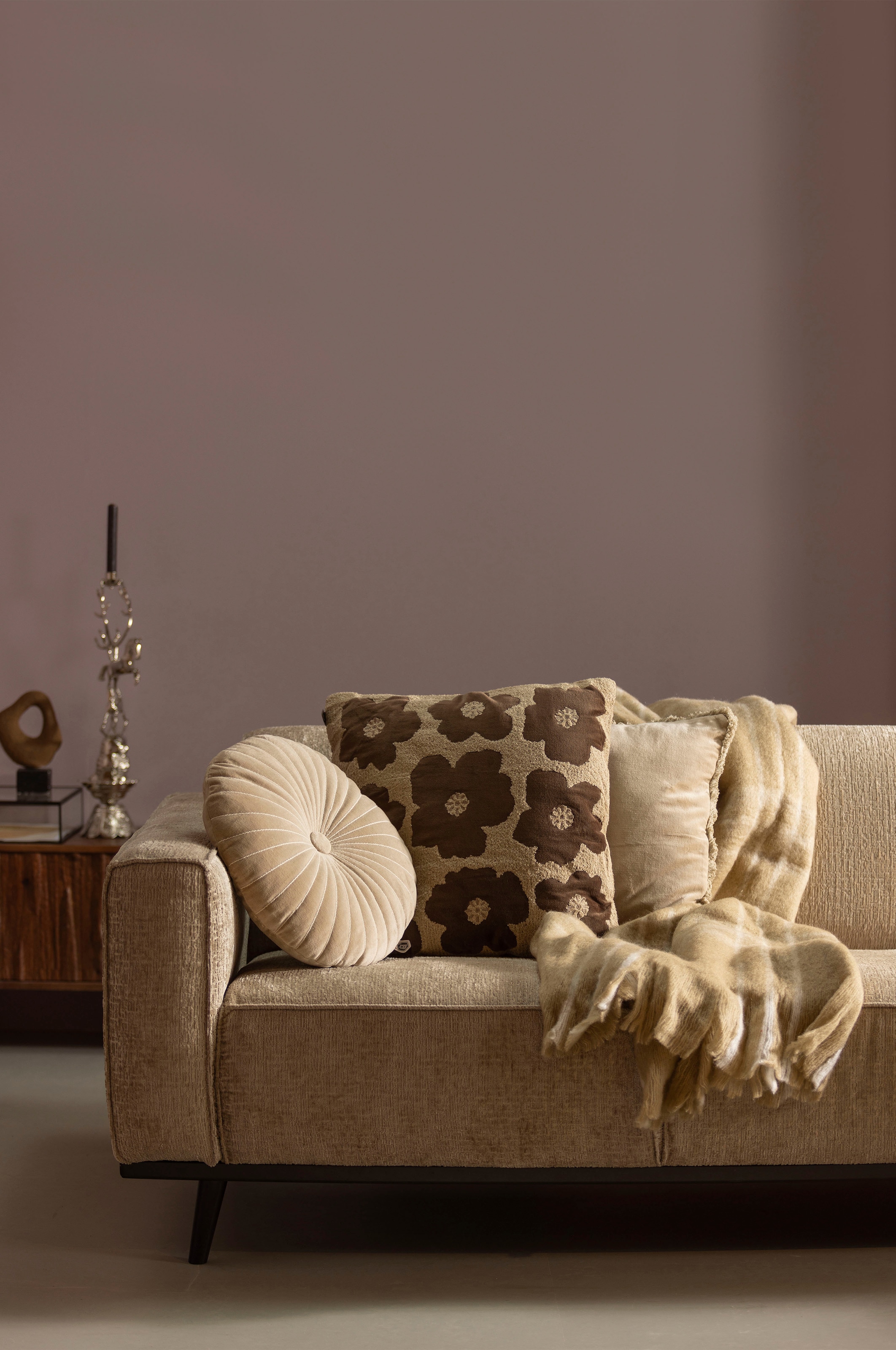 WOOOD 3-Sitzer »Statement, Sofa auf Birke-Gestell, H 77 x B 230 x T 93 cm« mit Bonellfederkern und Wellenunterfederung, Frei im Raum stellbar