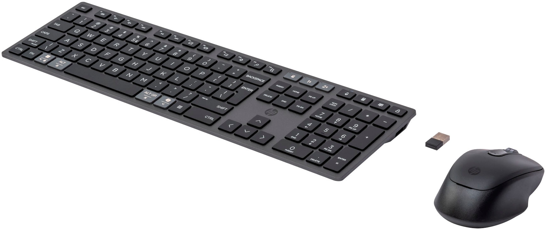 HP Tastatur- und Maus-Set »720 Kombo mit wiederaufladbarer kabelloser Tastatur und Maus«