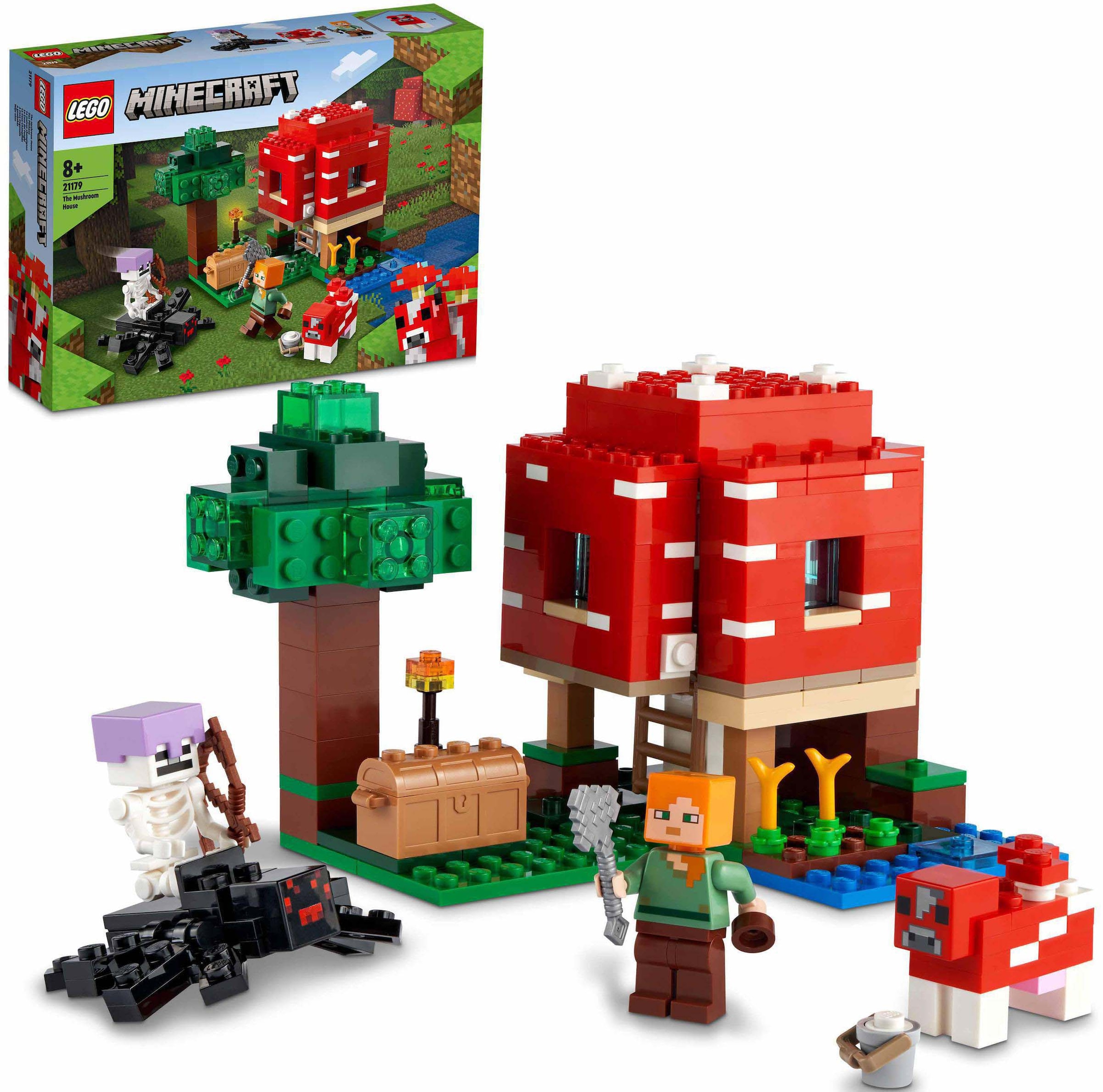 LEGO® Konstruktionsspielsteine »Das Pilzhaus (21179), LEGO® Minecraft™«, (272 St.) kaufen