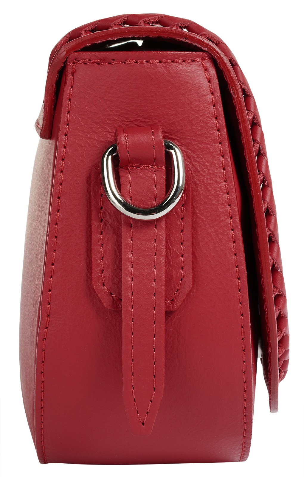 Cluty Umhängetasche, echt Leder, Made in Italy