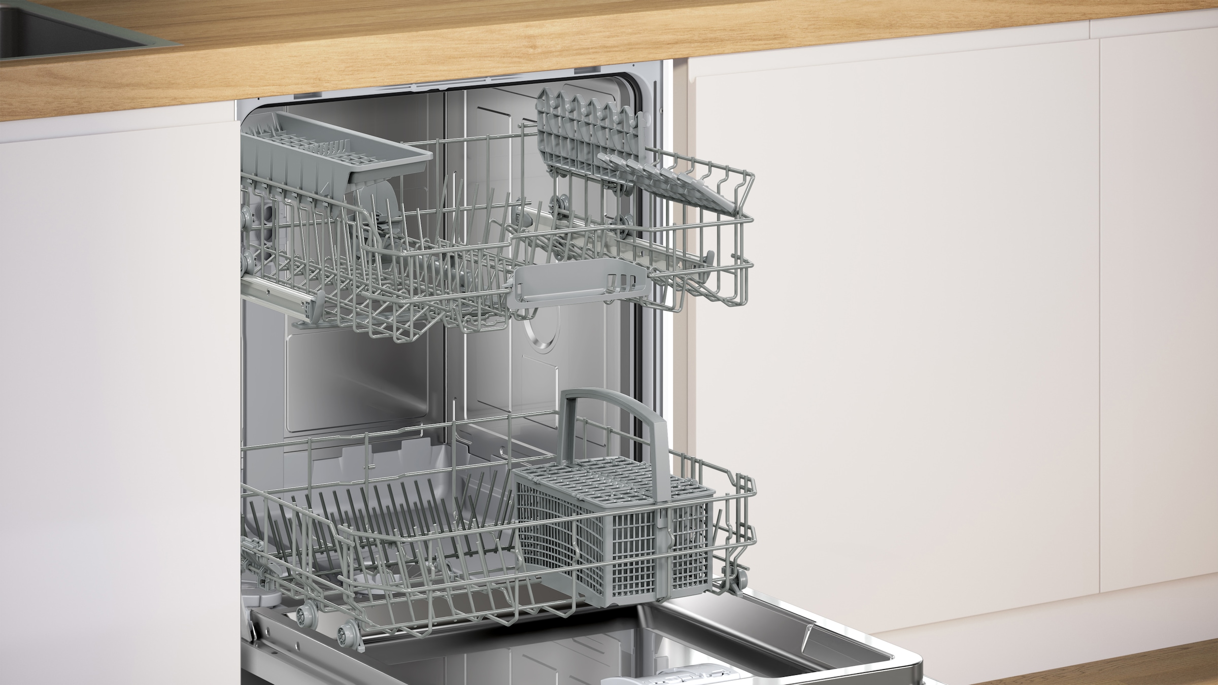 BOSCH teilintegrierbarer Geschirrspüler Serie 2 »SMI2ITS09E«, 13 Maßgedecke