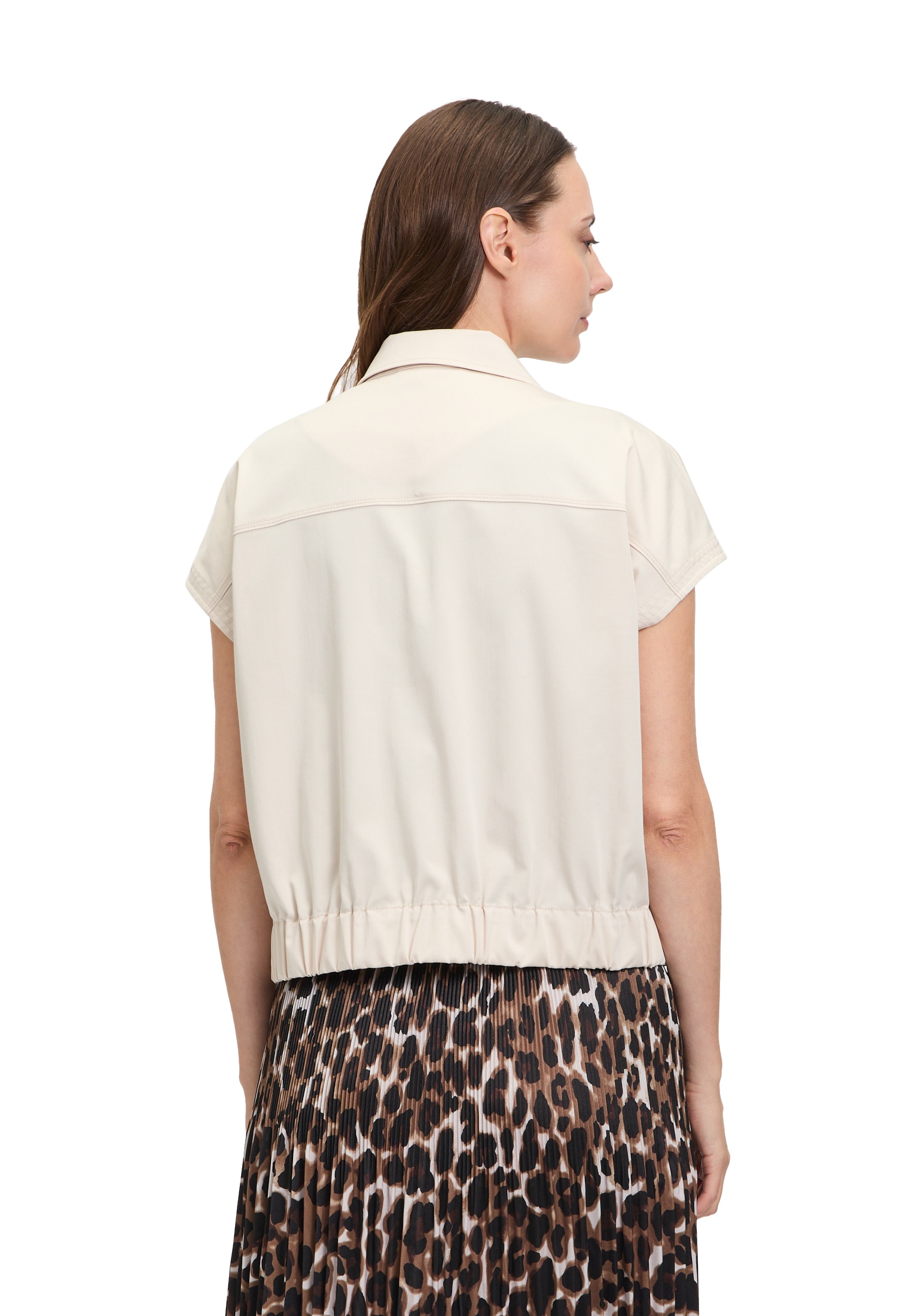 Betty&Co Shirtweste »Sommerweste mit Kragen«