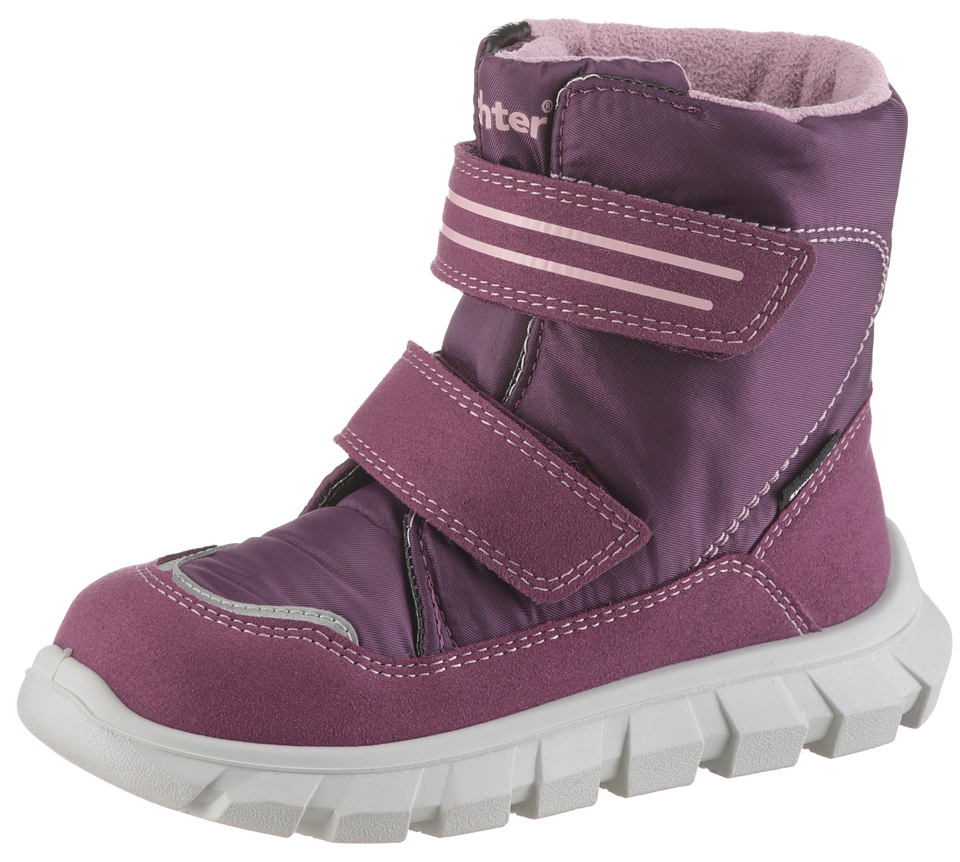 Richter Mädchen Winterstiefel »Snow mini WMS: Mittel« Snowboots mit Sympatex und WMS in lila, Größe 24