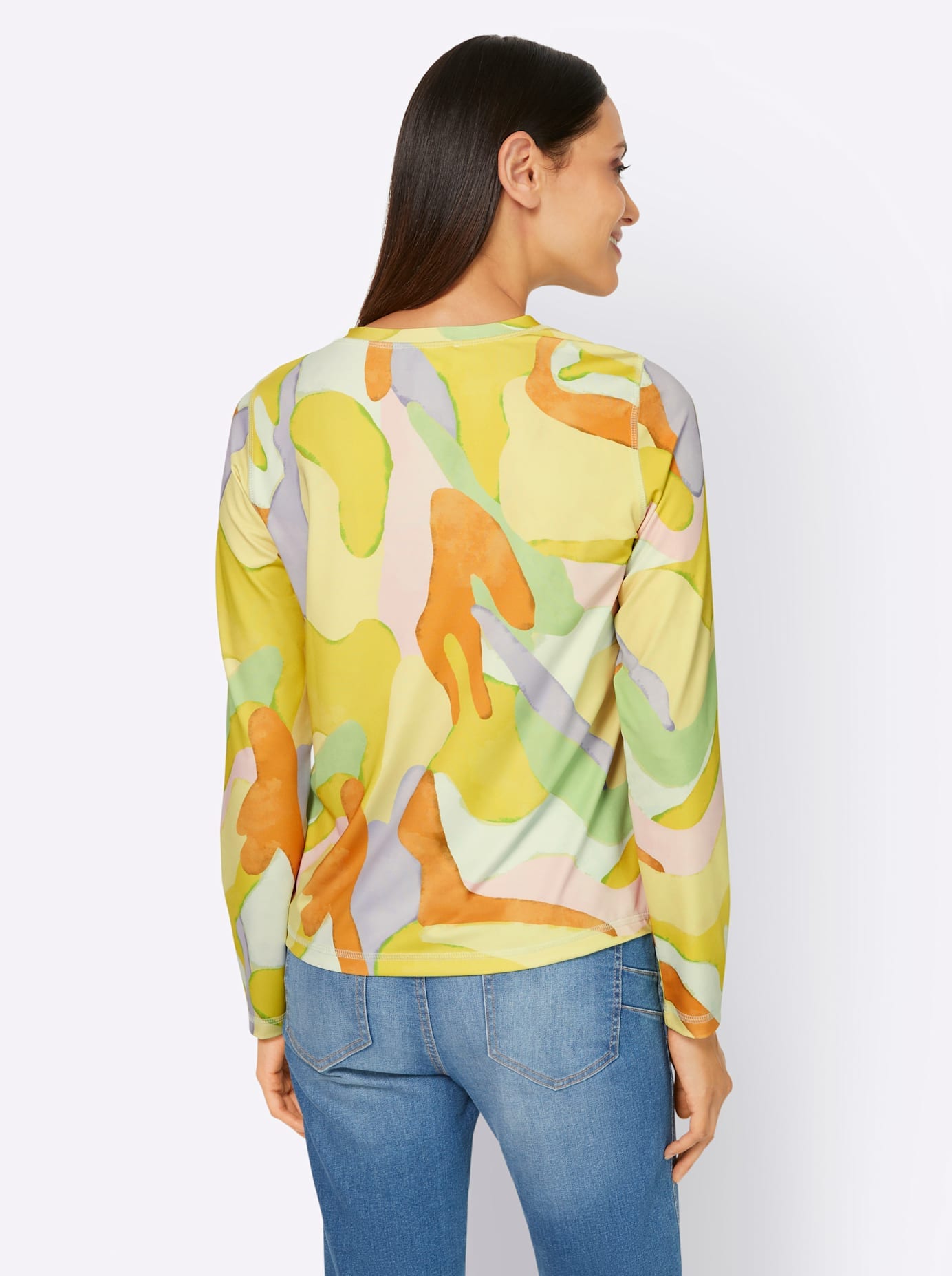 heine Langarmshirt »Druck-Shirt«, (1 tlg.)