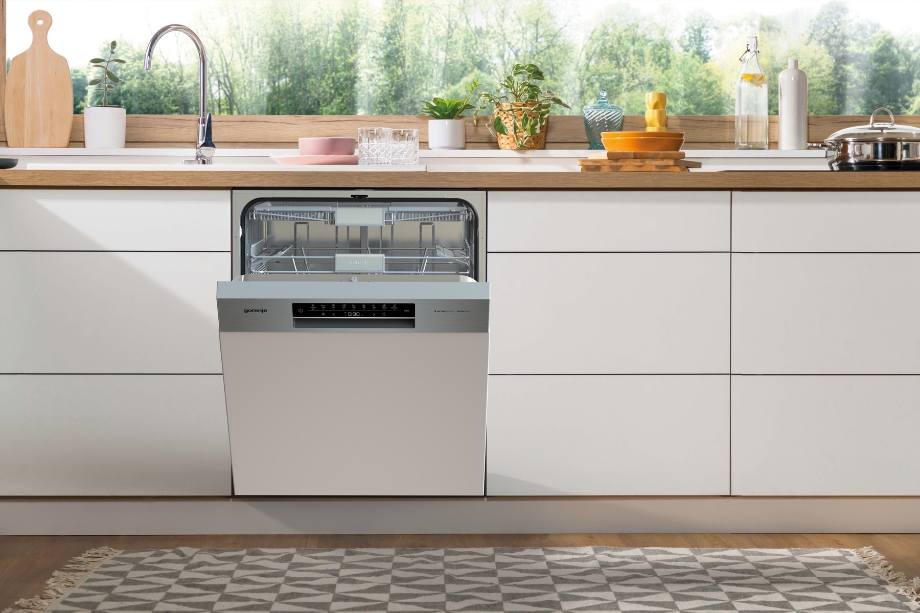 GORENJE teilintegrierbarer Geschirrspüler »GI 673A61X«, 16 Maßgedecke, Energieeffizienzklasse A