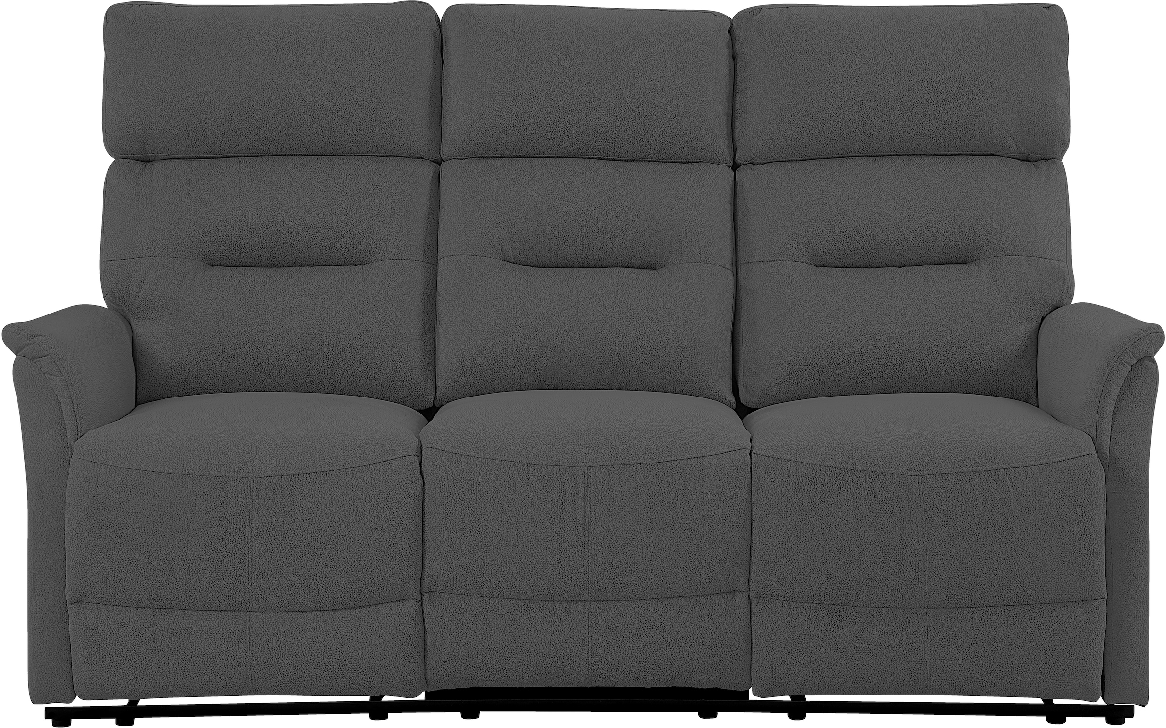 ATLANTIC home collection 3-Sitzer »FALK 3-Sitzer Recliner«, Zwei Relaxfunktionen, klappbare Konsole mit...