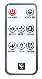 She Ventilatorkombigerät »SHE10AC2001F« in weiß