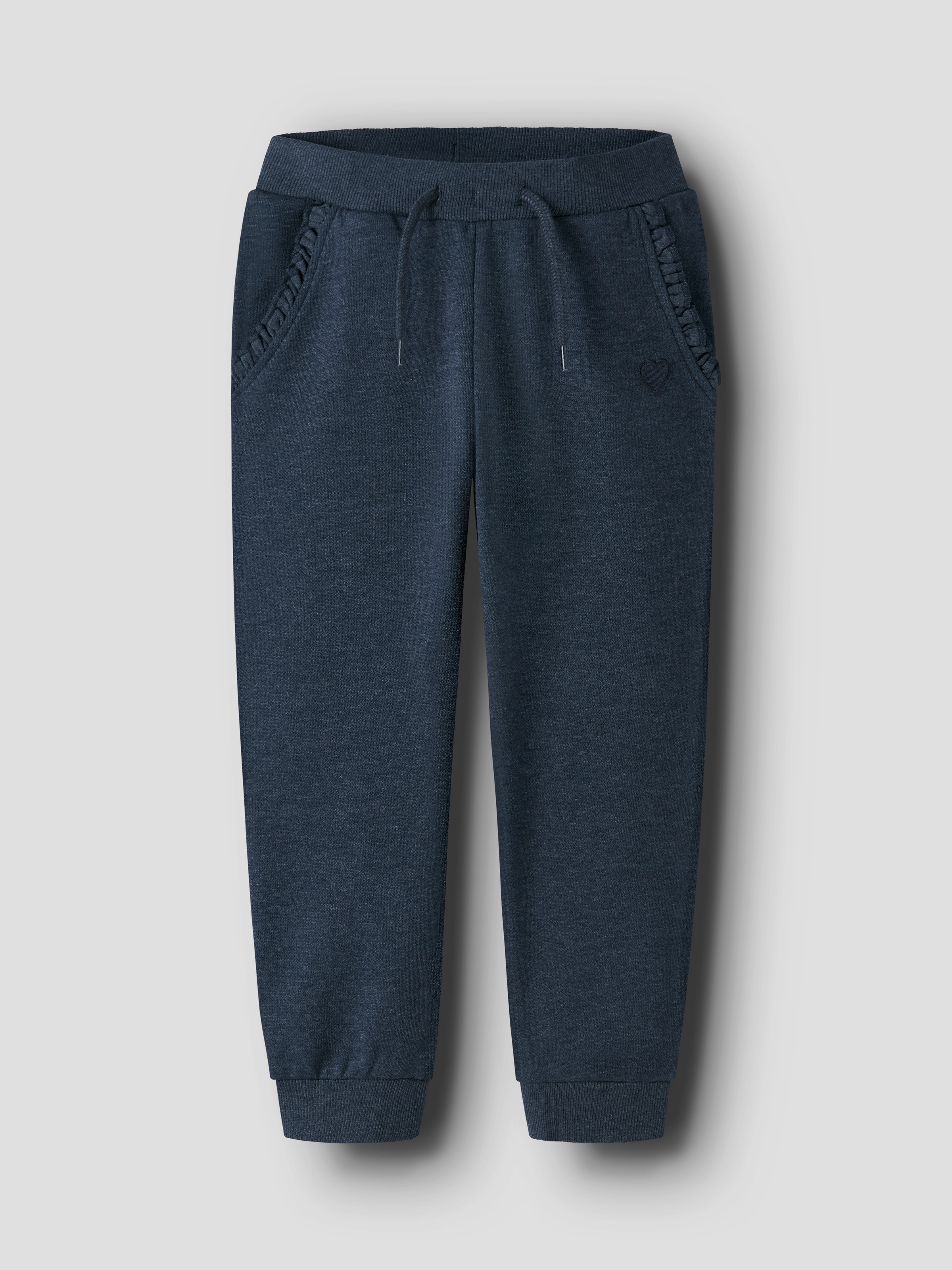 Name It Mädchen Sweathose »NMFVIMA SWE PANT BRU NOOS« mit süßem Rüschendetail, Größe 128