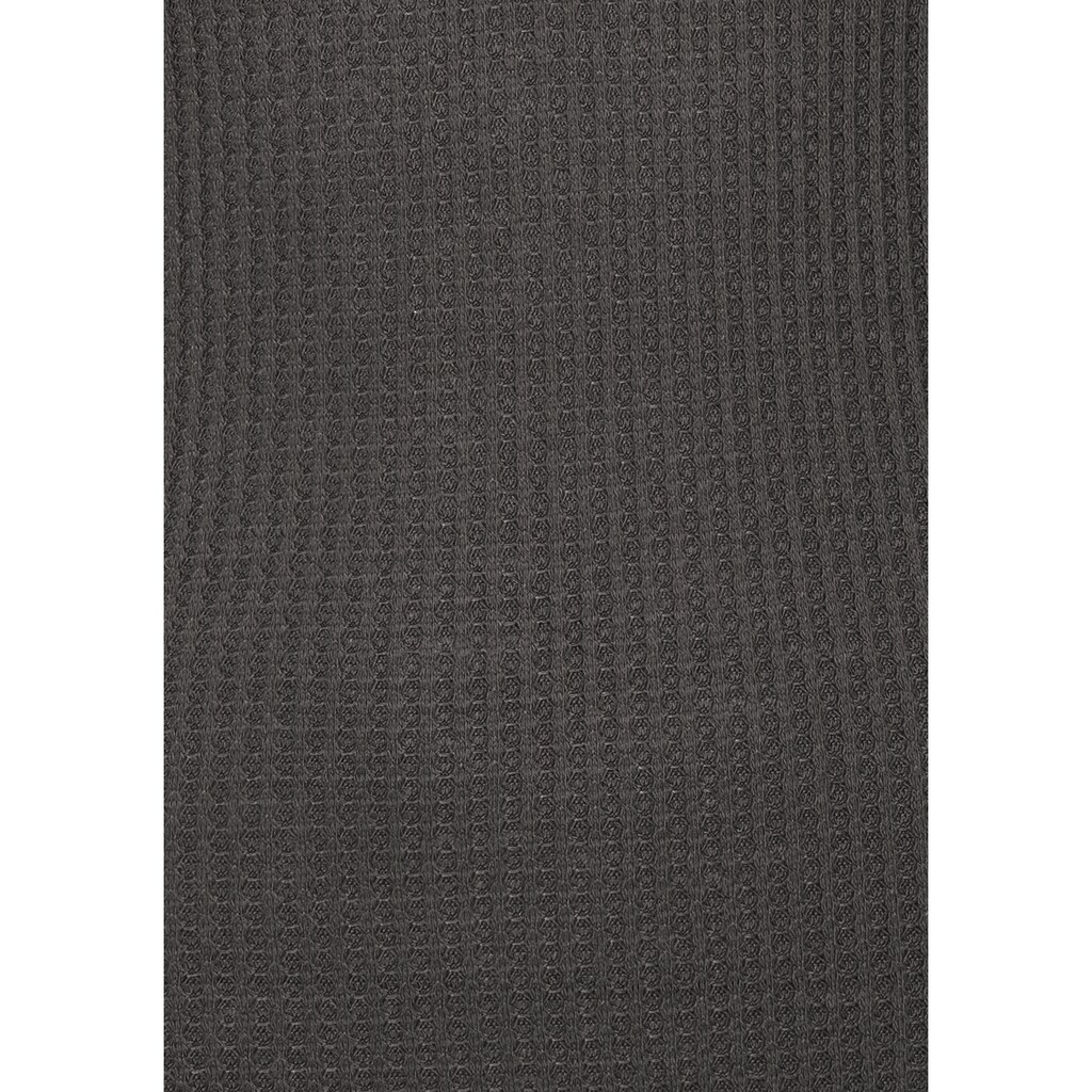 LASCANA Langarmshirt, (2er-Pack), in modischer Pique-Optik