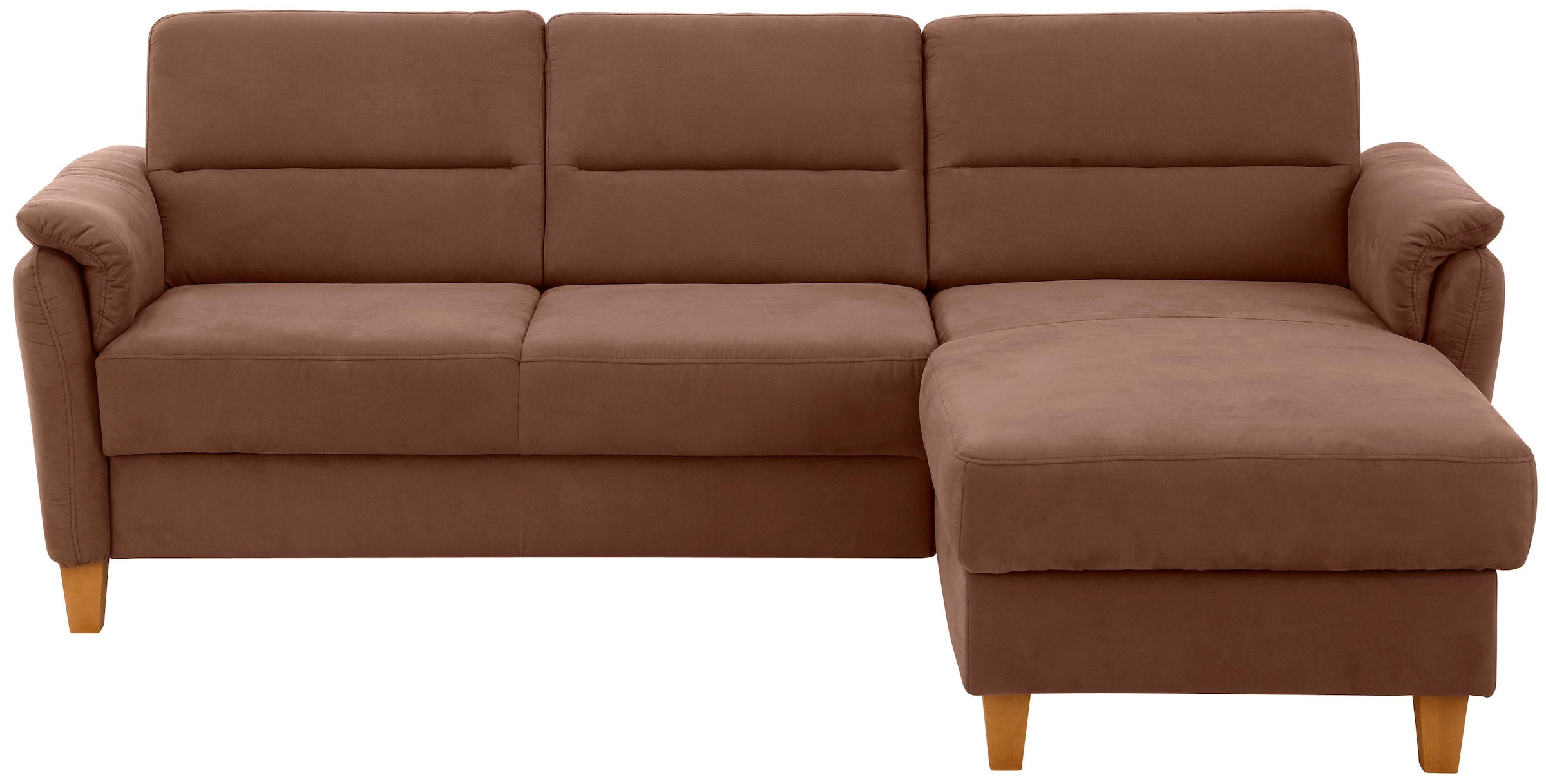 Home affaire Ecksofa »Palmera L-Form, B: 244 cm«, optional Bettfunktion & Bettkasten, Federkern