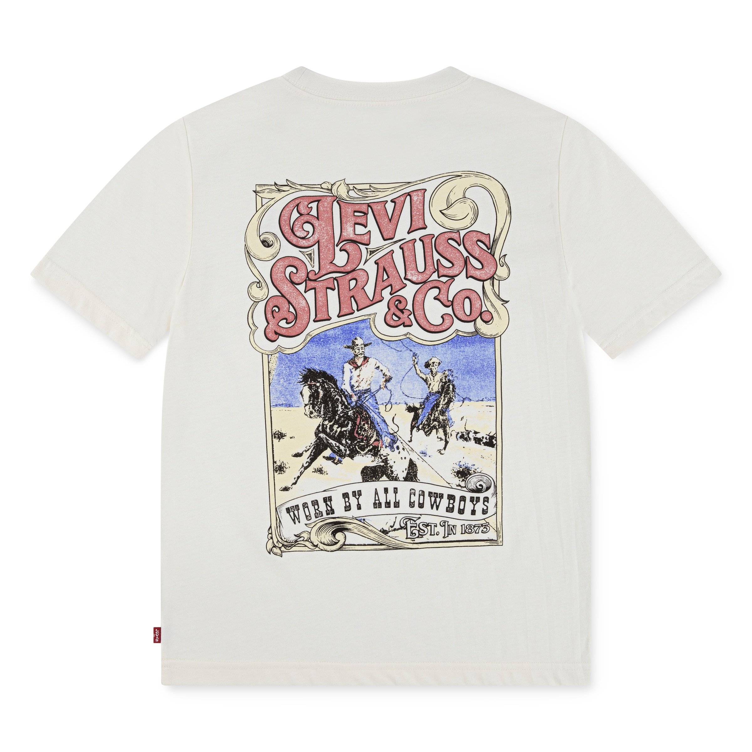 Levi's® Kids T-Shirt »LVB WORN BY COWBOYS TEE«, mit großem Rückenprint, for Boys