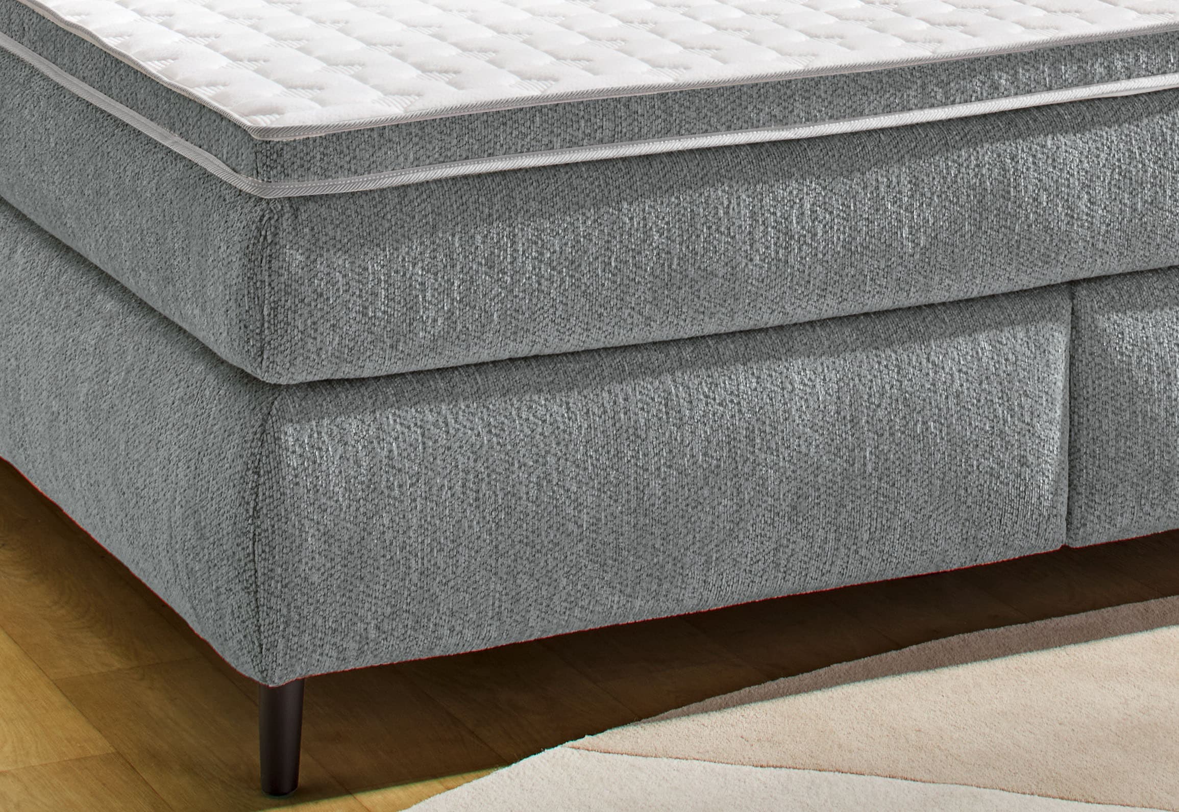 Jockenhöfer Gruppe Boxspringbett »Isabella, in 160x200cm oder 180x200 cm, Härtegrade wählbar« inkl. 7-Zonen-TTFK-Matratze und Kaltschaumtopper