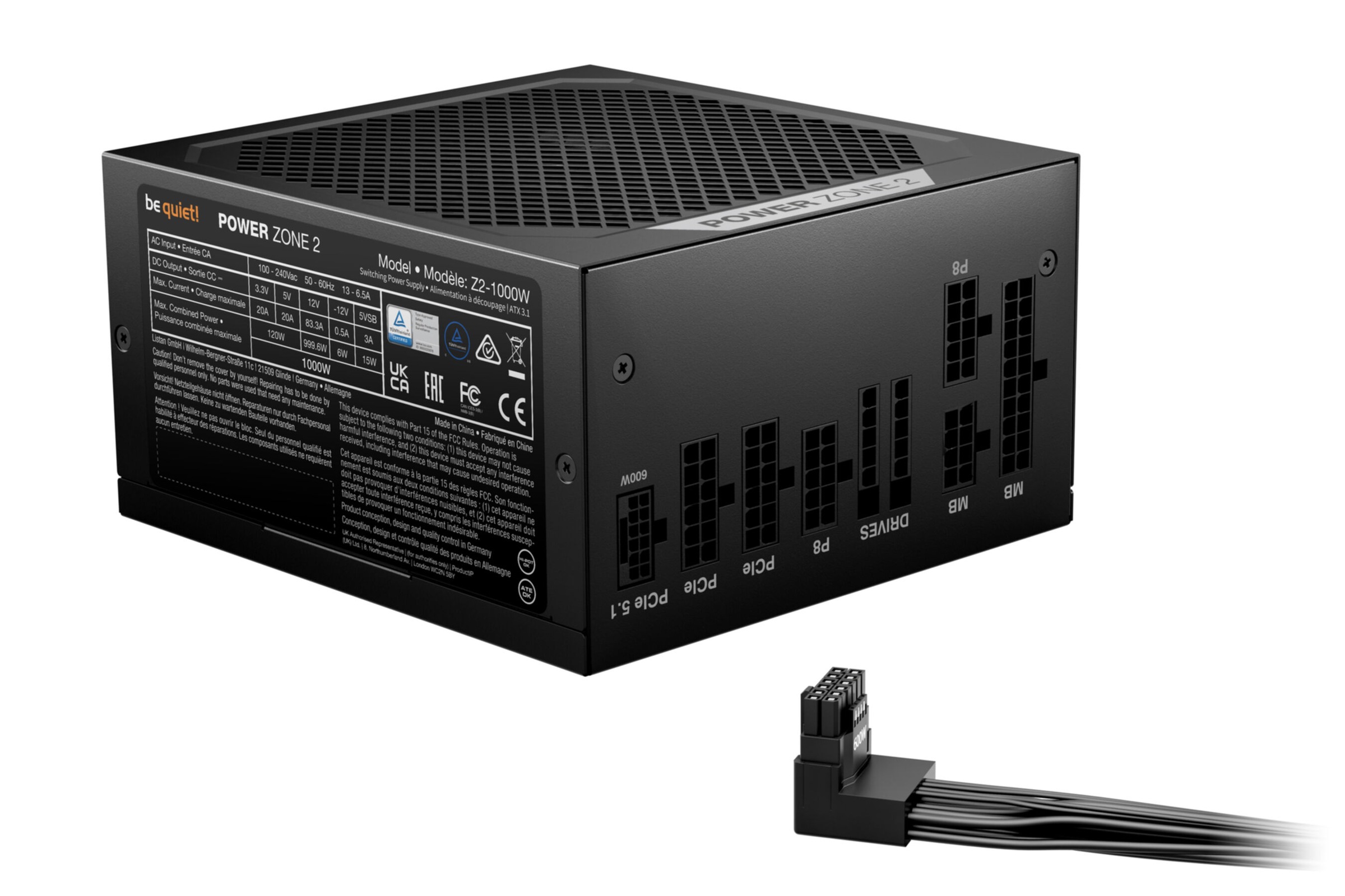 be quiet! Netzteil »POWER ZONE 2 1000W«