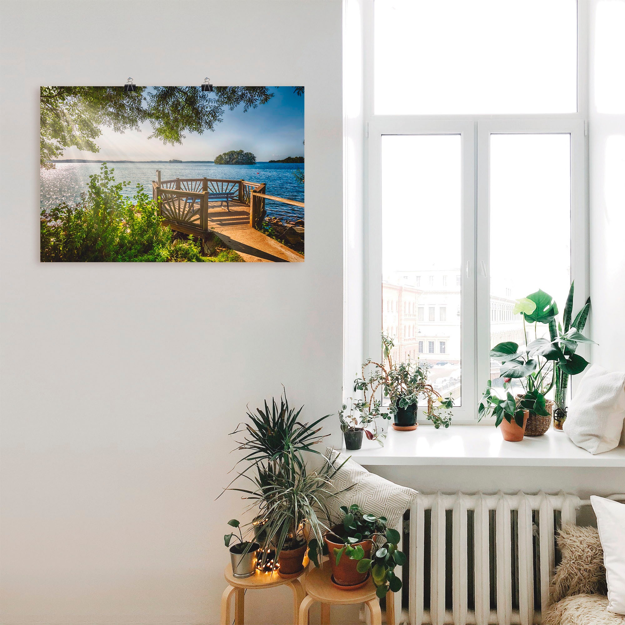 Artland Wandbild »Holsteinsche Schweiz Plöner See« Gewässer 1 Stk. tlg. als Leinwandbild, Poster in verschied. Größen