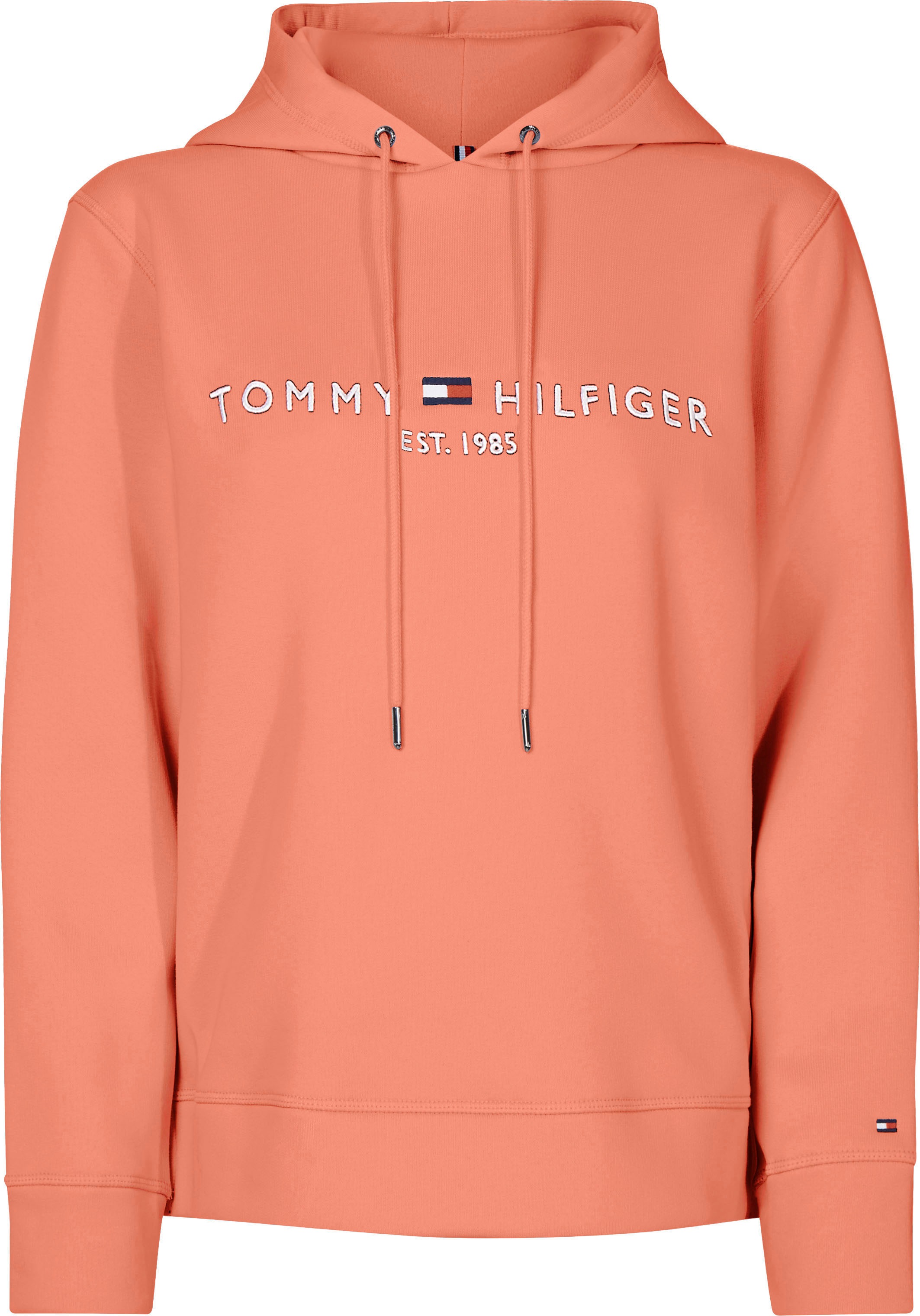Tommy Hilfiger Kapuzensweatshirt »REGULAR HILFIGER HOODIE«, mit gesticktem Tommy Hilfiger Linear-Logo & Flag