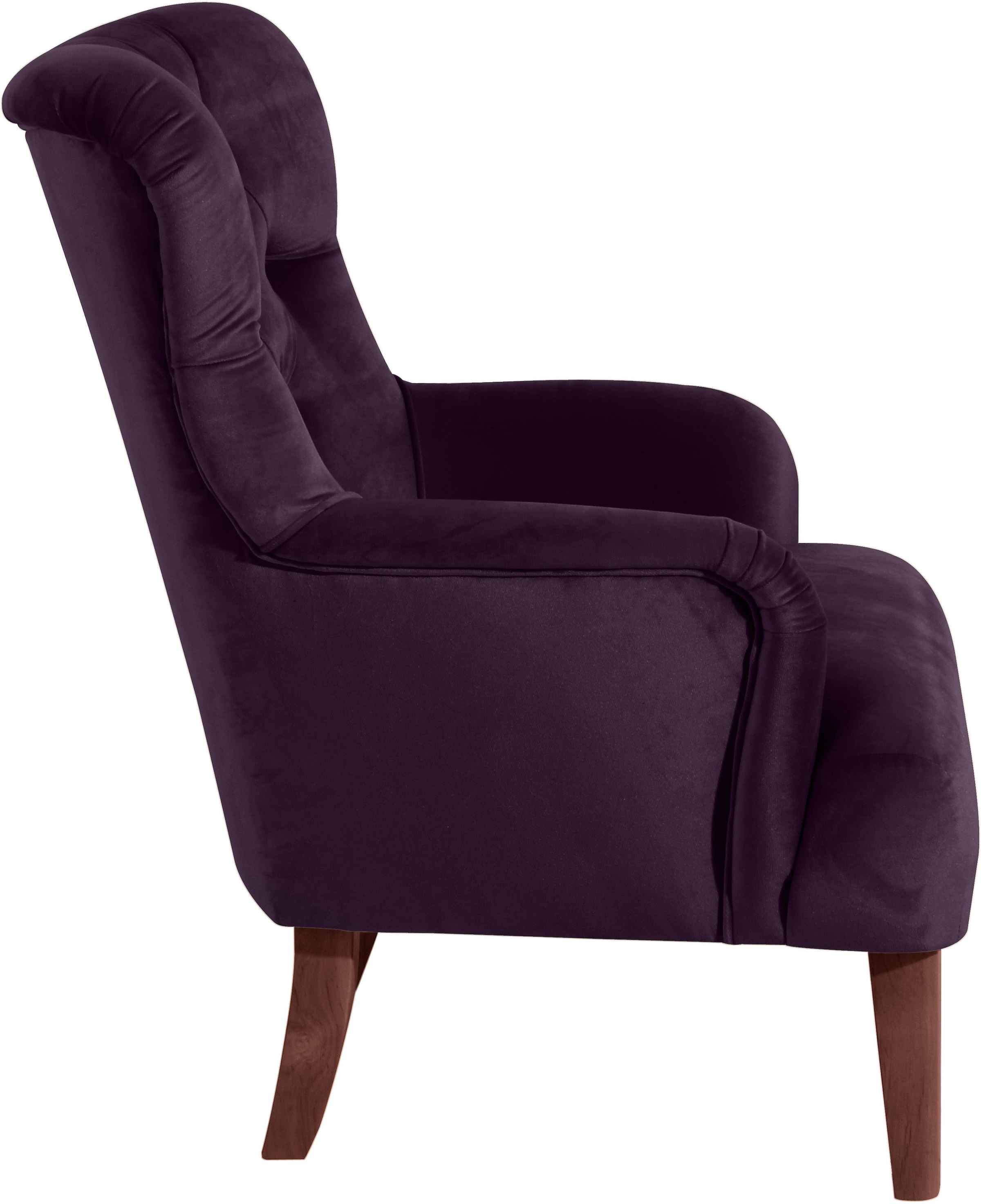 Max Winzer® Chesterfield-Sessel »Bradley, Loungesessel«, mit edler Knopfheftung
