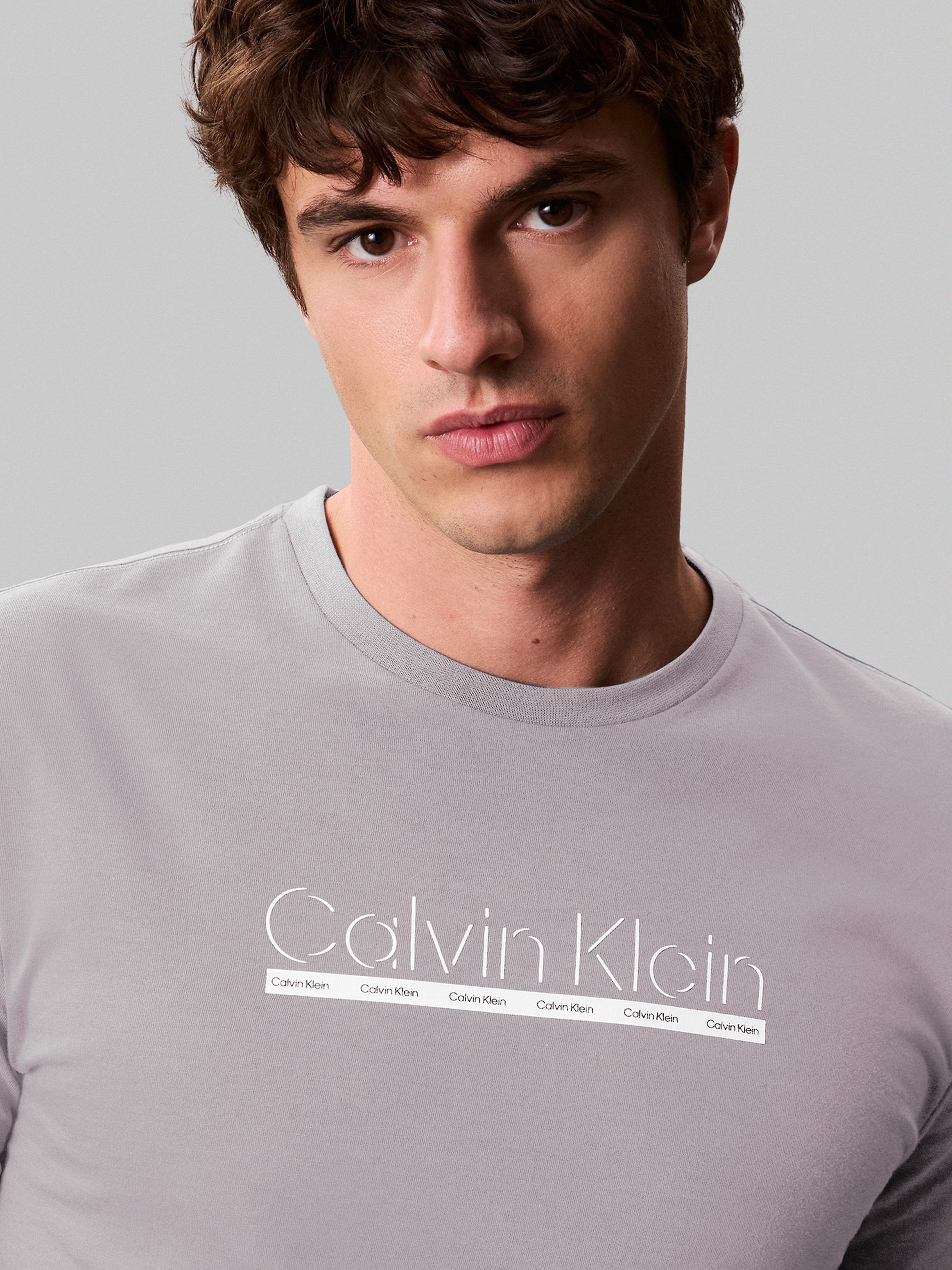 Calvin Klein T-Shirt »SS 30s E SPRTSWR 2 G«, mit Logo-Schriftzug