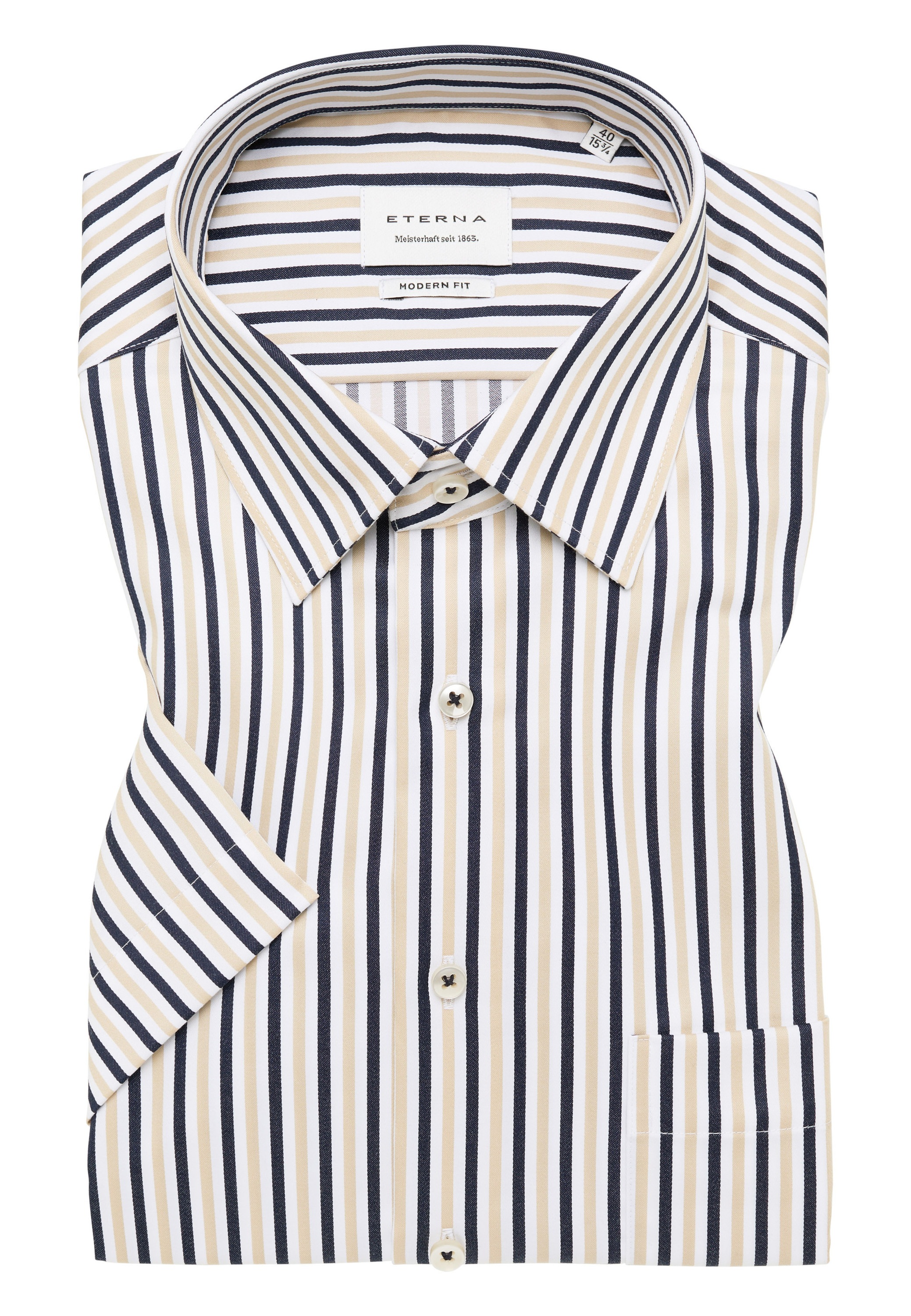 Eterna Kurzarmhemd »MODERN FIT« NON IRON (bügelfrei)