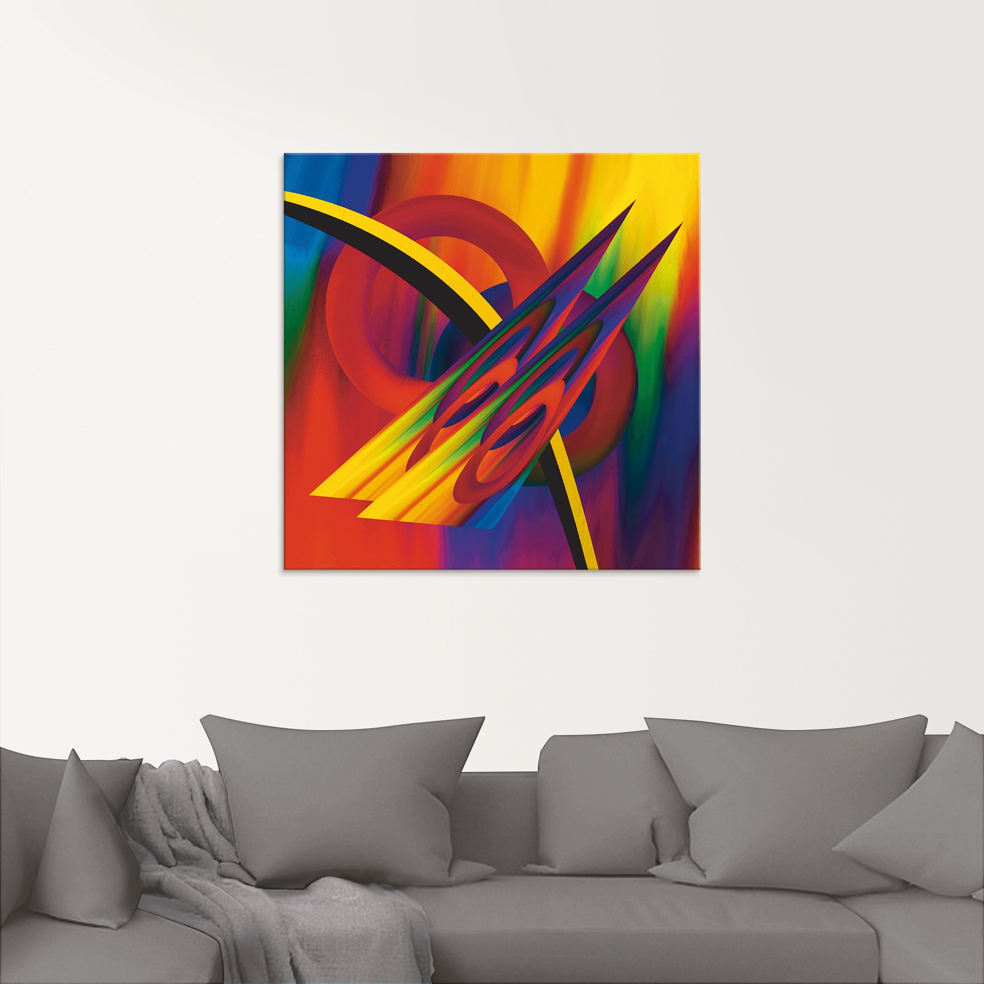 Artland Glasbild »Modern Bunt« Muster 1 Stk. tlg. in verschiedenen Größen