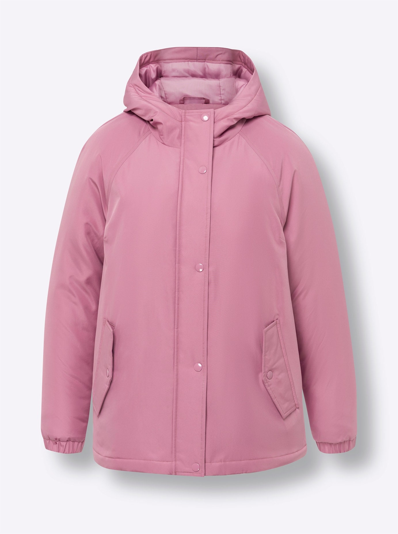 Classic Basics Langjacke, mit Kapuze