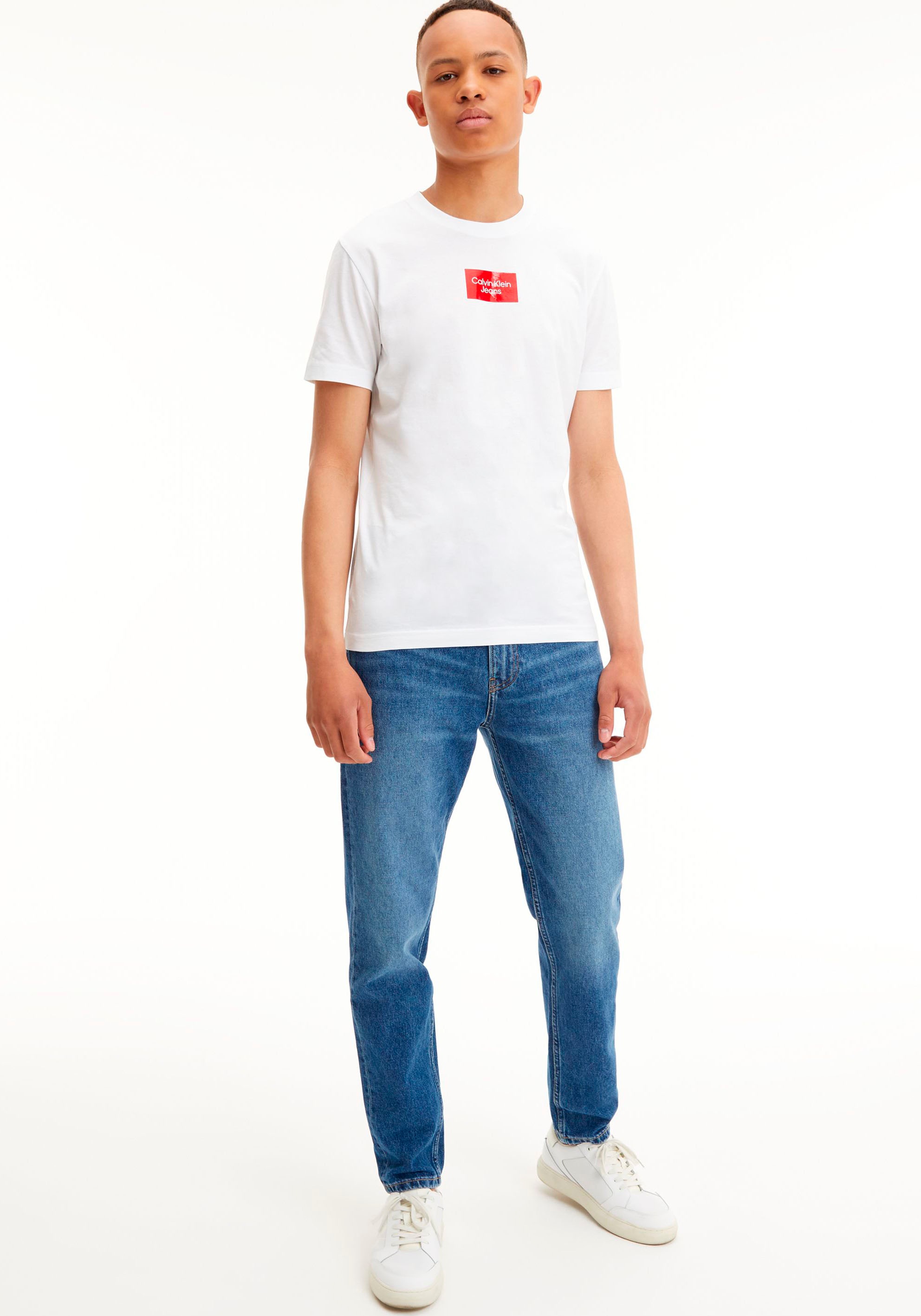 Calvin Klein Jeans T-Shirt »SMALL CENTER BOX TEE«, mit Logodruck