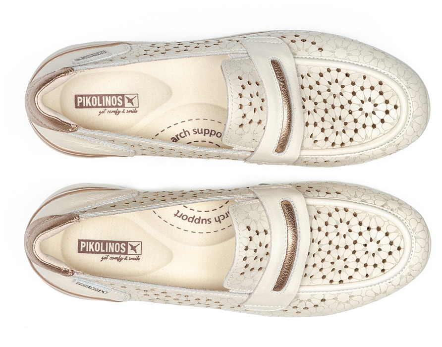 PIKOLINOS Slipper »CANTABRIA«, Schlupfschuh, Sommerschuh, Komfortschuh mit Blüten-Muster