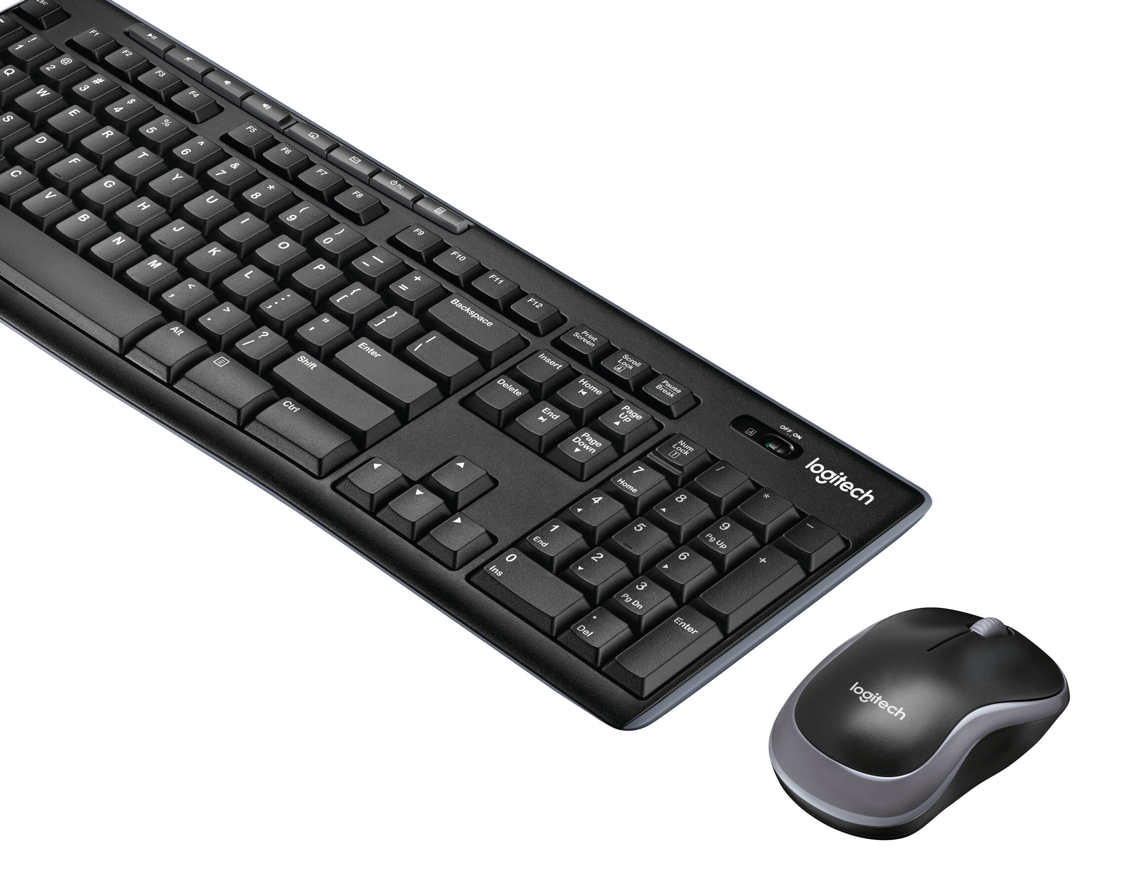 Logitech Wireless-Tastatur »Wireless Combo MK270«, (Ziffernblock-Fn-Tasten)