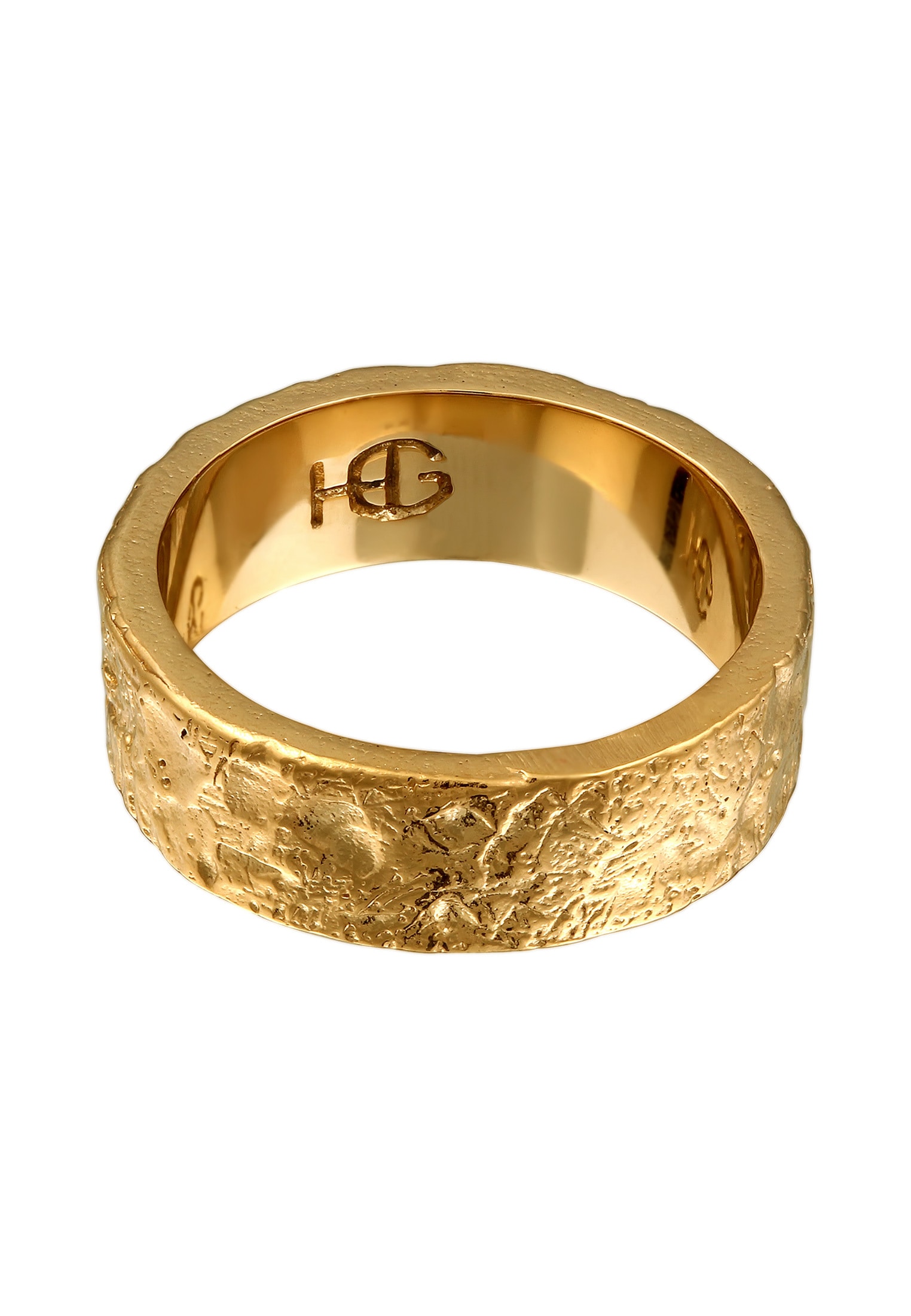 HAZE & GLORY Silberring »Ring Bandring Kreuz 925 Silber«