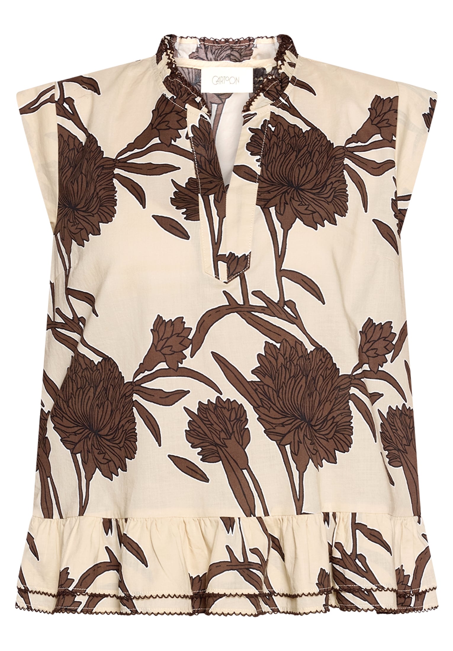 Cartoon Klassische Bluse »Casual-Bluse mit Raffung«