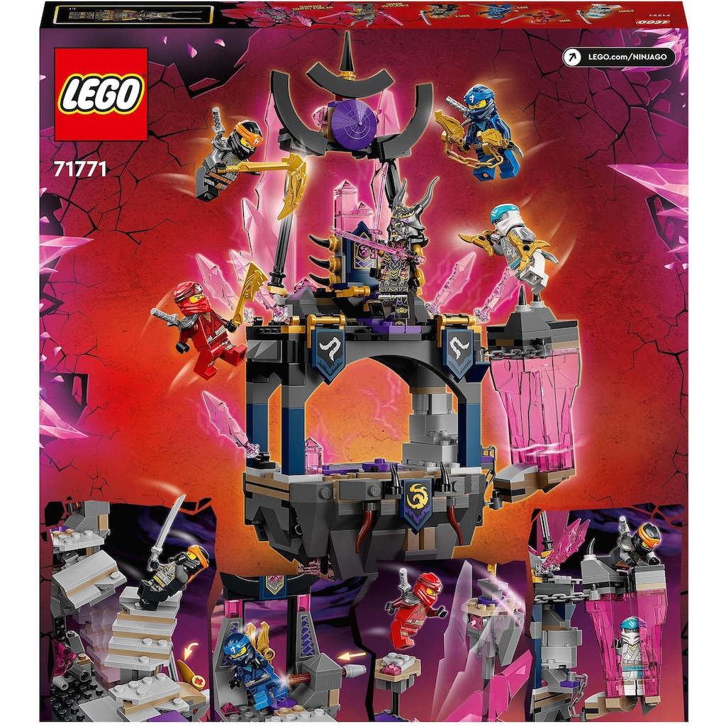 LEGO® Konstruktionsspielsteine »Der Tempel des Kristallkönigs (71771), LEGO® Ninjago«, (703 St.), Made in Europe