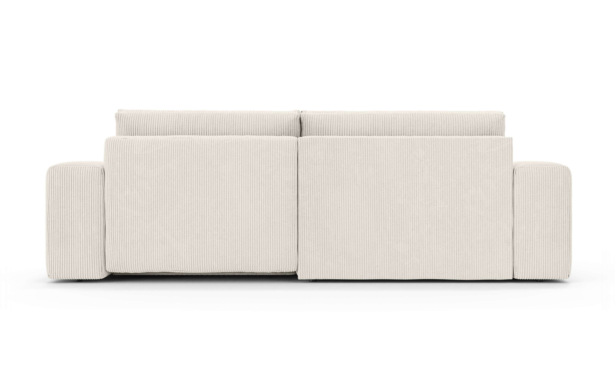 OTTO home Ecksofa »MATTS Schlafsofa mit Bettkasten, Maße B/T/H: 265/159/89 cm« L-Form mit Recamiere rechts oder links, hoher Sitzkomfort