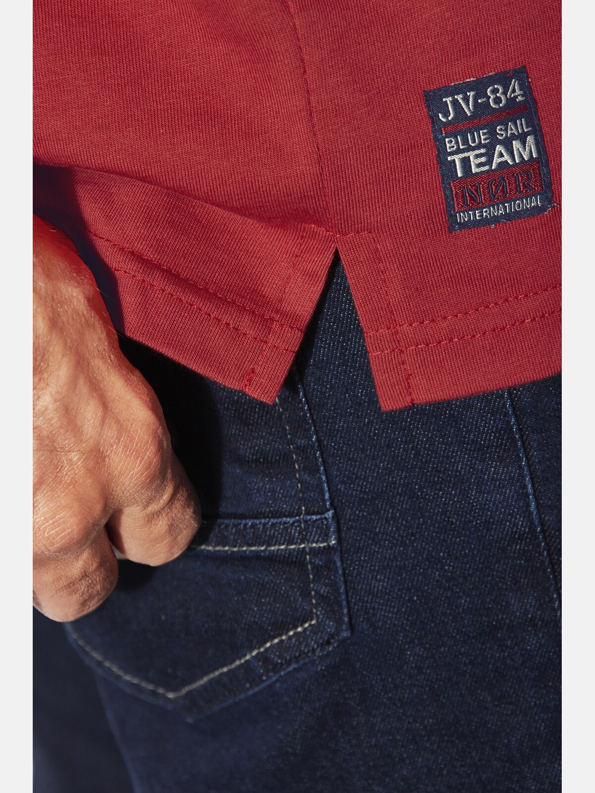 Jan Vanderstorm Langarm-Poloshirt »Langarmshirt WINHOLM«