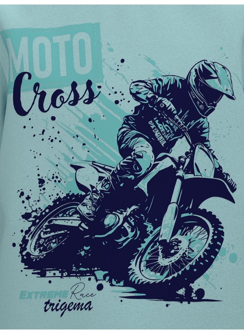 Trigema T-Shirt »TRIGEMA T Shirt mit Printmotiv "Moto Cross"« 1