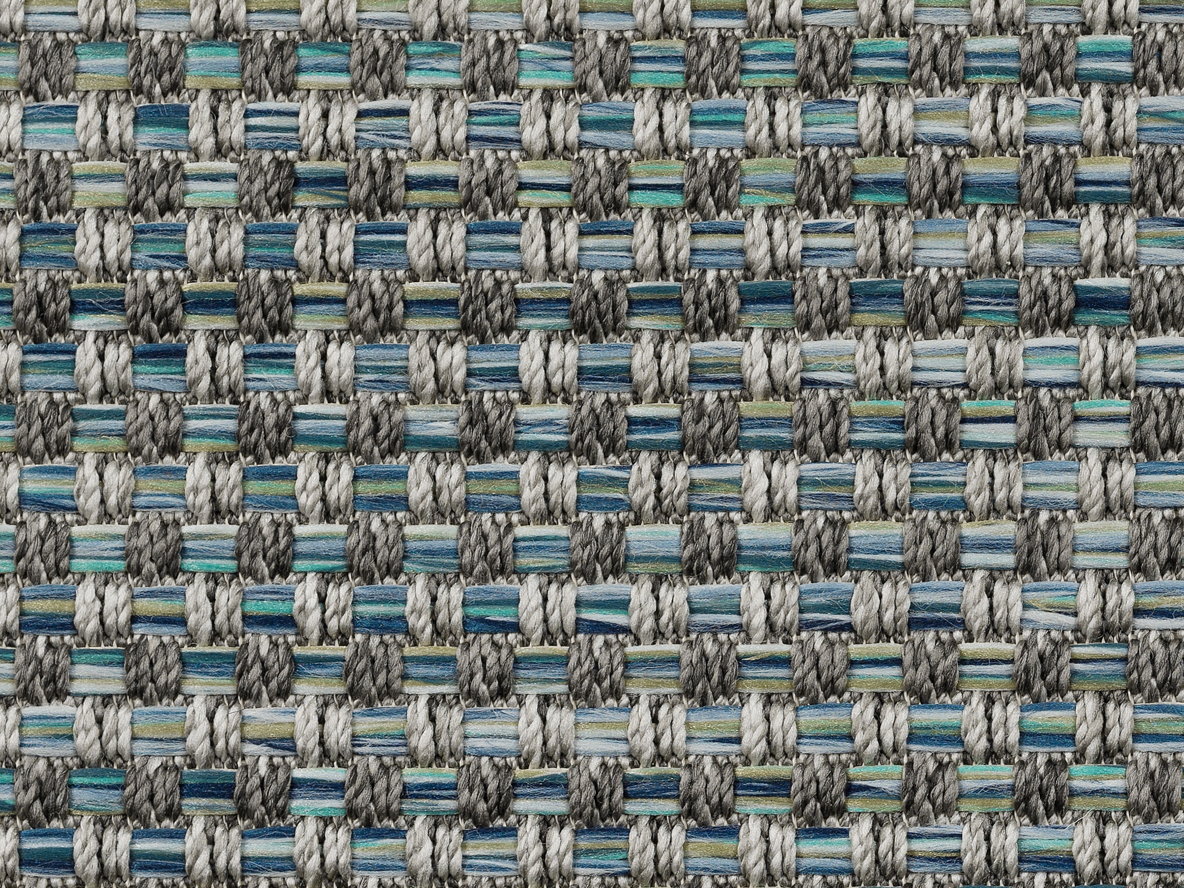 Dekowe Teppich »Joy Antigua« rechteckig 10 mm Höhe meliert, Weboptik, mit Bordüre, In- und Outdoor geeignet